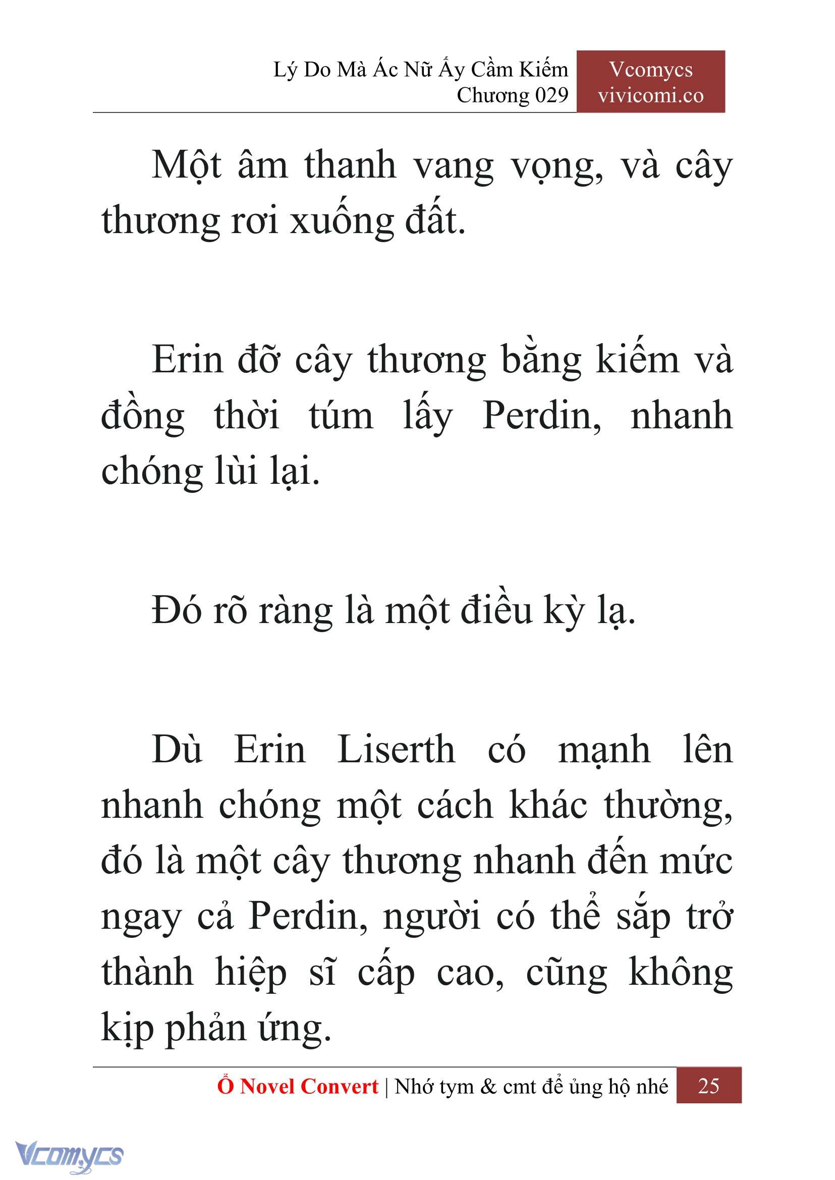 [Novel] Lý Do Mà Ác Nữ Ấy Cầm Kiếm Chap 29 - Trang 2