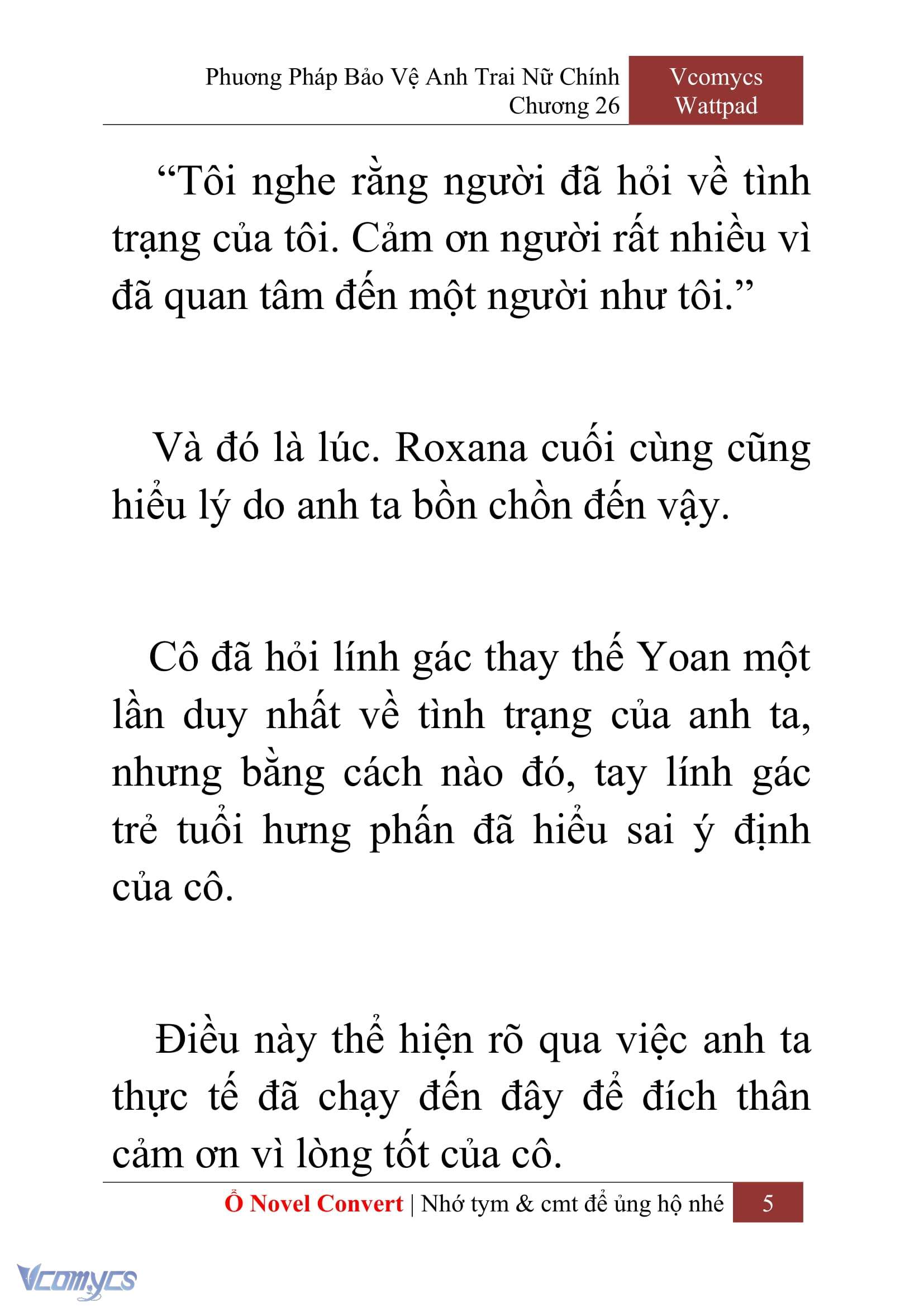 [Novel] Phương Pháp Bảo Vệ Anh Trai Nữ Chính Chap 26 - Trang 2