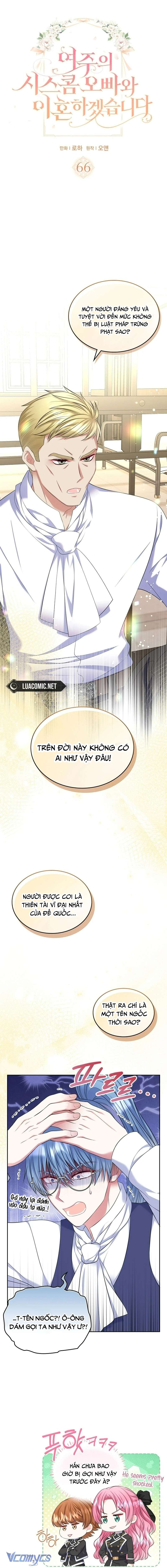 Tôi sẽ ly hôn với anh trai nữ chính Chap 66 - Trang 2