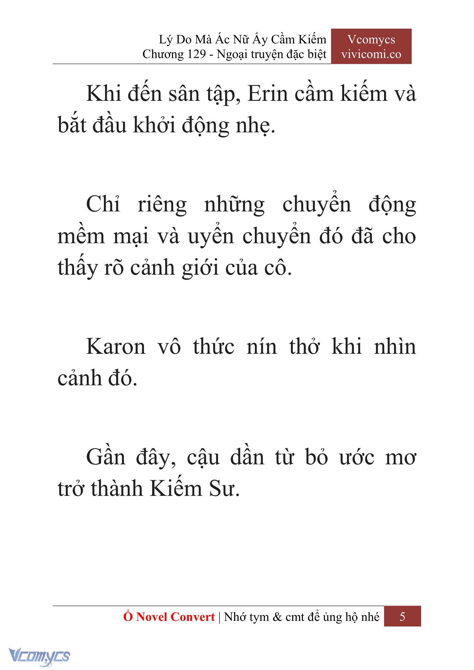 [Novel] Lý Do Mà Ác Nữ Ấy Cầm Kiếm Chap 129 - Trang 2