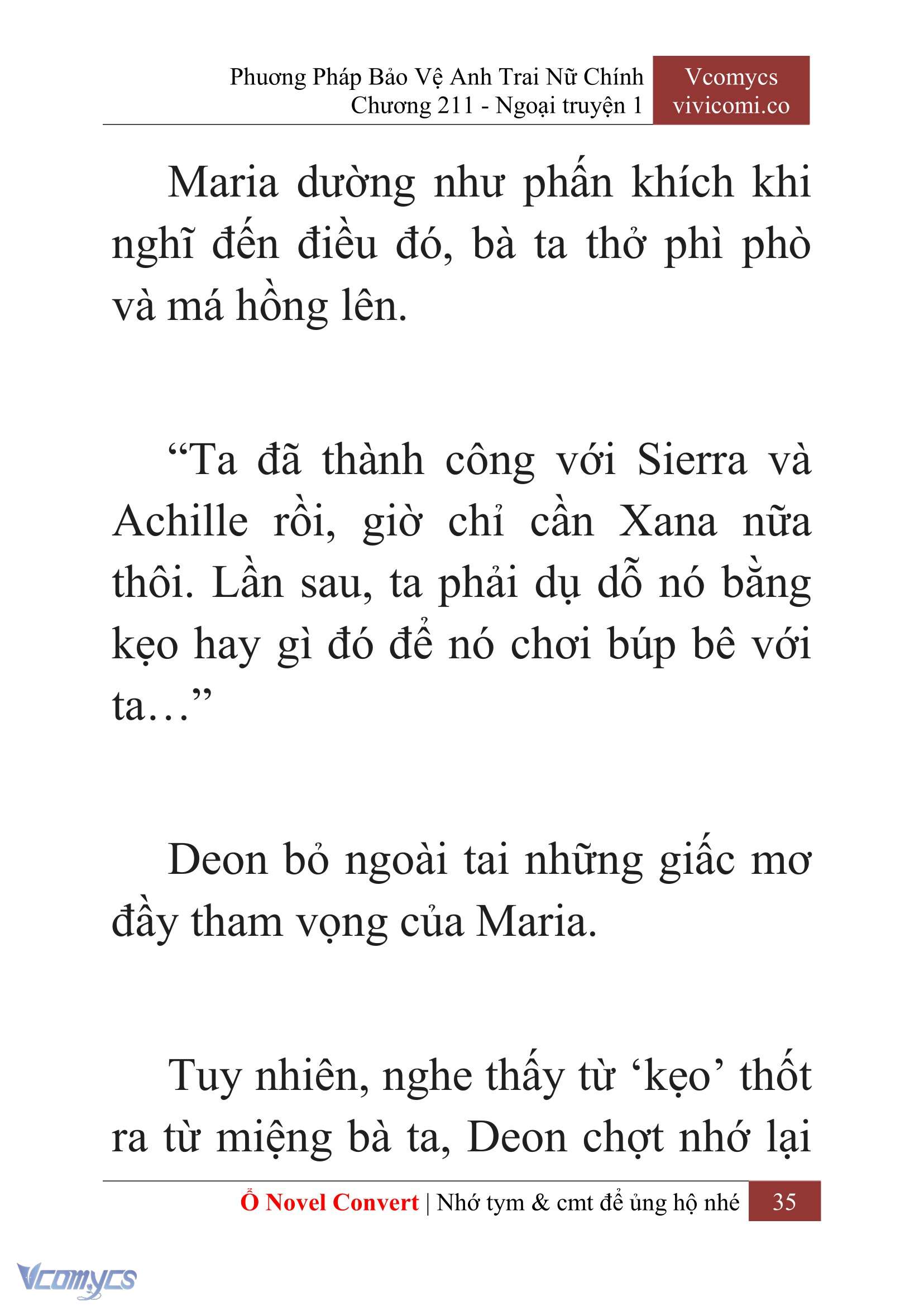 [Novel] Phương Pháp Bảo Vệ Anh Trai Nữ Chính Chap 211 - Trang 2