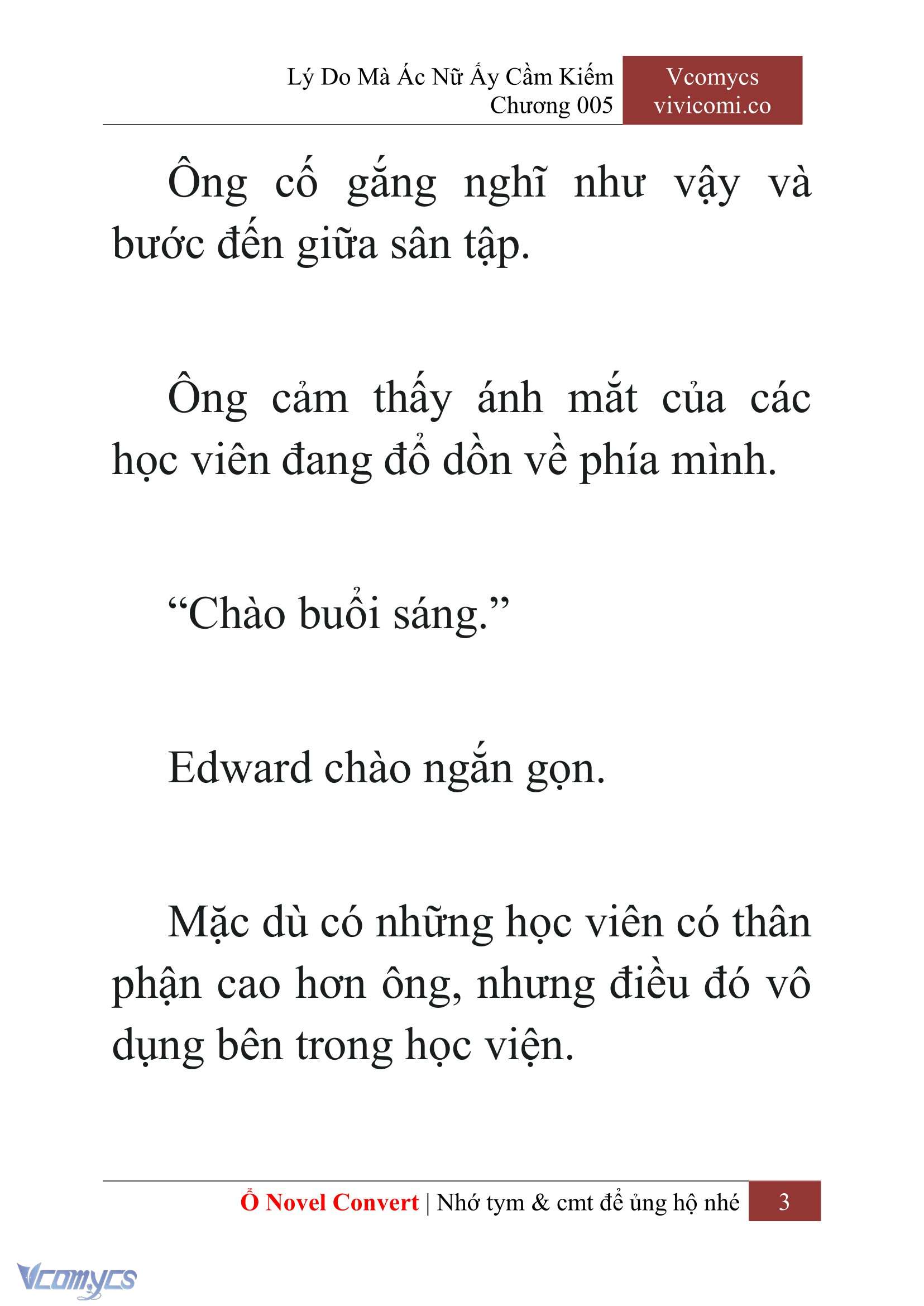 [Novel] Lý Do Mà Ác Nữ Ấy Cầm Kiếm Chap 5 - Trang 2