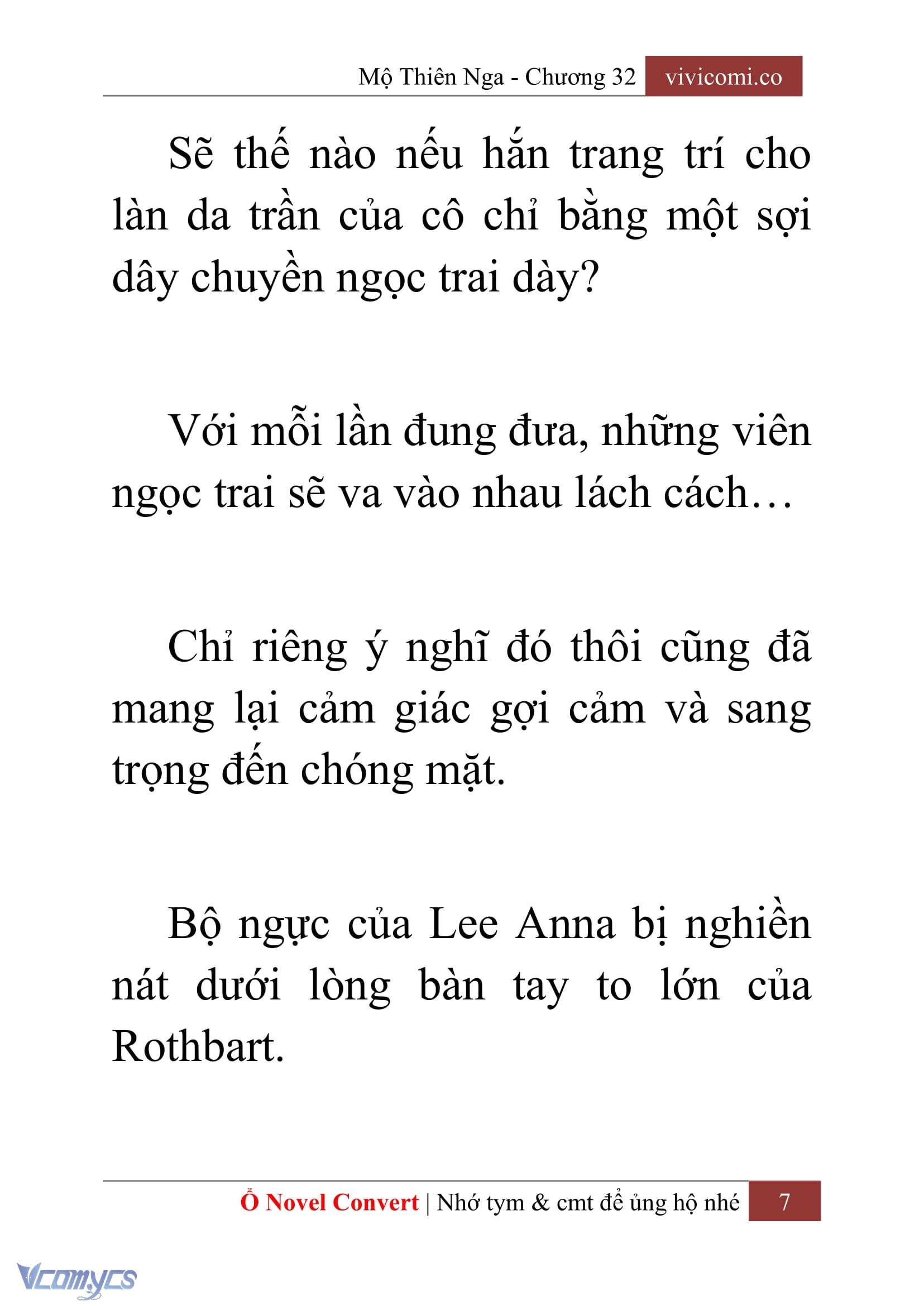 [Novel] Mộ Thiên Nga Chap 32 - Trang 2