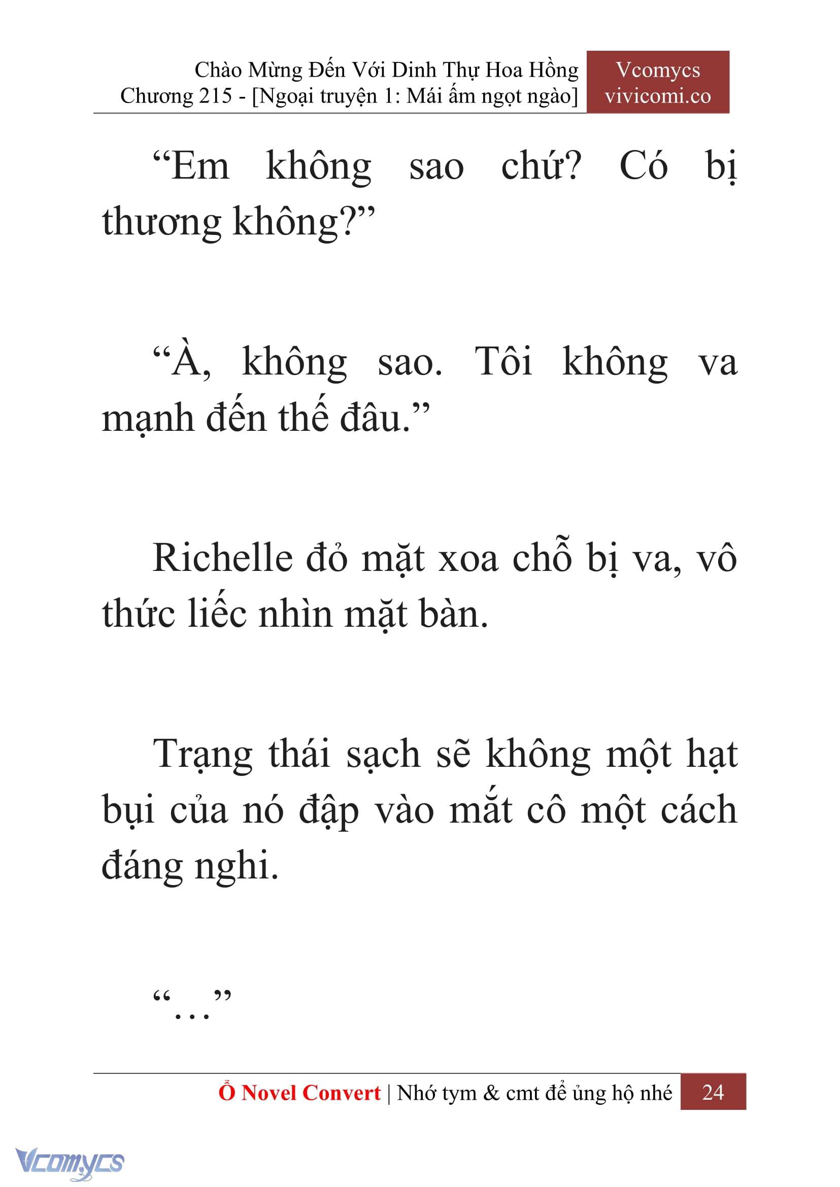 [Novel] Chào Mừng Đến Với Dinh Thự Hoa Hồng Chap 215 - Trang 2
