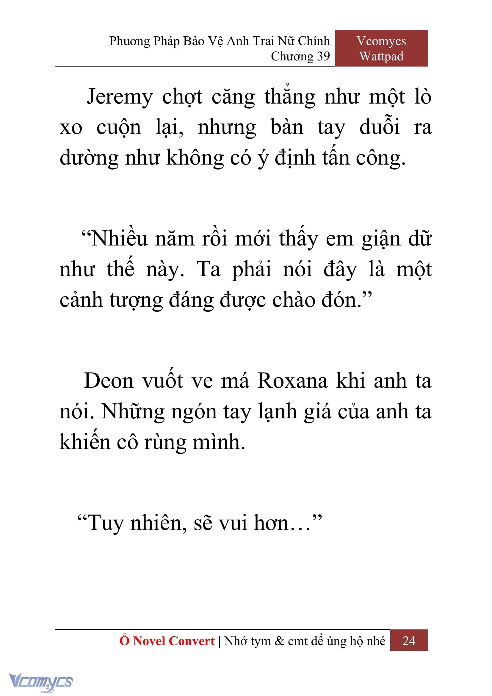 [Novel] Phương Pháp Bảo Vệ Anh Trai Nữ Chính Chap 39 - Trang 2