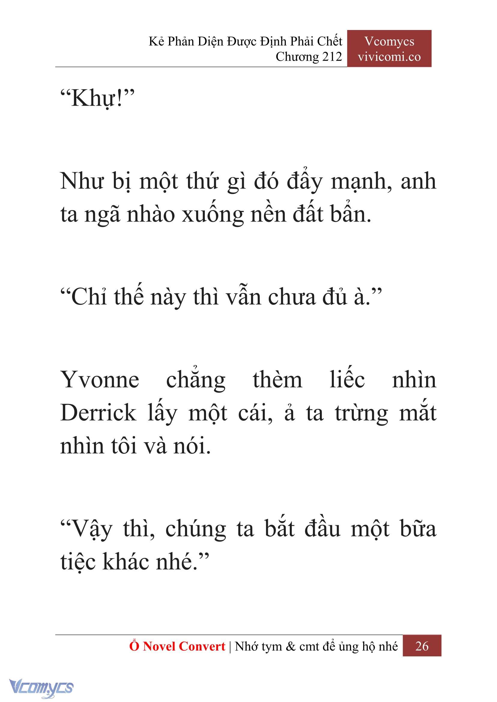 [Novel] Kẻ Phản Diện Được Định Phải Chết Chap 212 - Trang 2