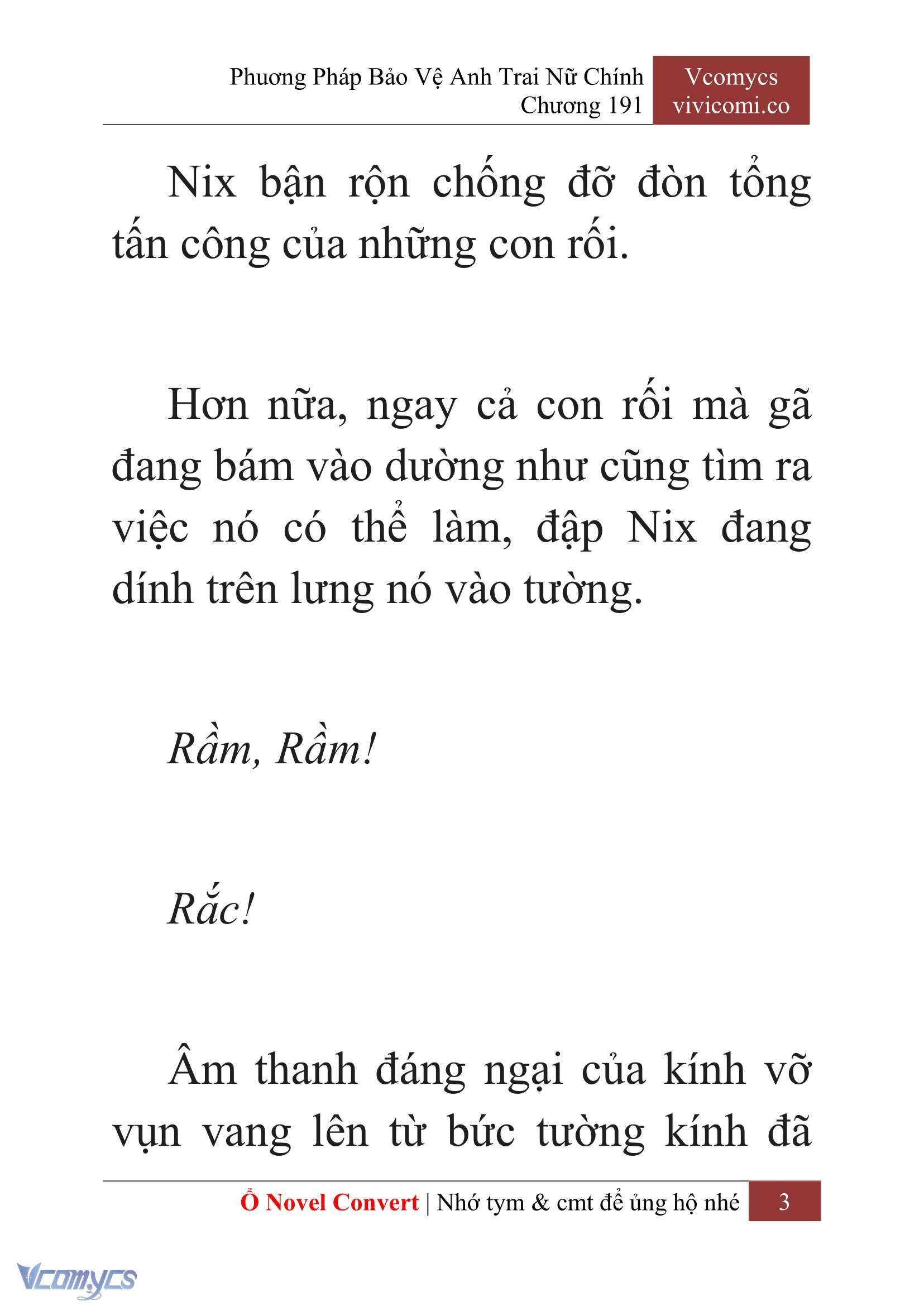 [Novel] Phương Pháp Bảo Vệ Anh Trai Nữ Chính Chap 191 - Trang 2