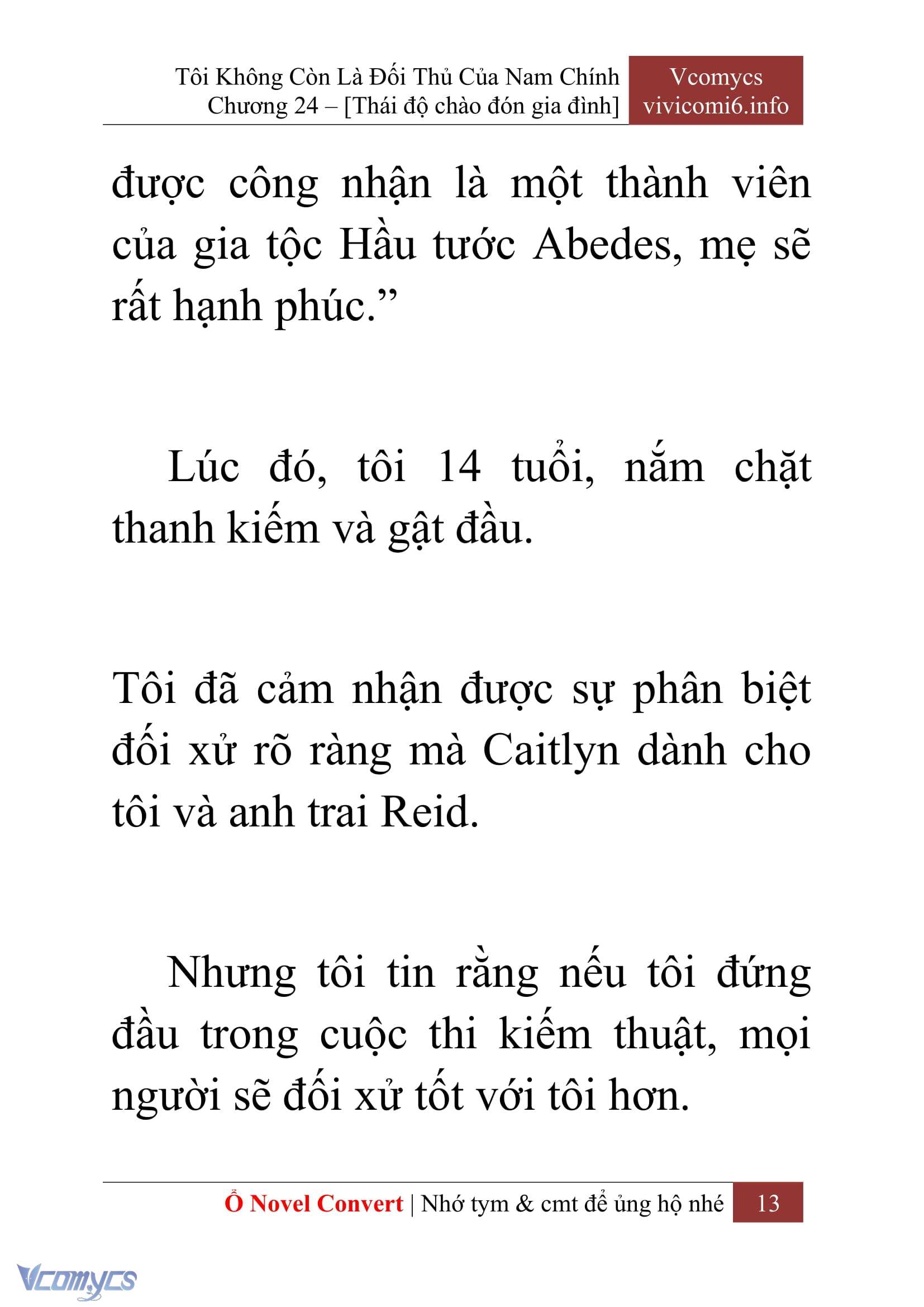 [Novel] Tôi Không Còn Là Đối Thủ Của Nam Chính Chap 24 - Trang 2