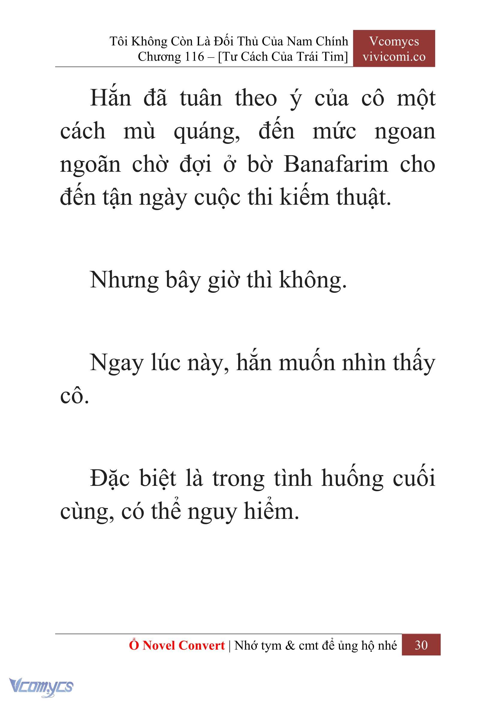 [Novel] Tôi Không Còn Là Đối Thủ Của Nam Chính Chap 116 - Trang 2