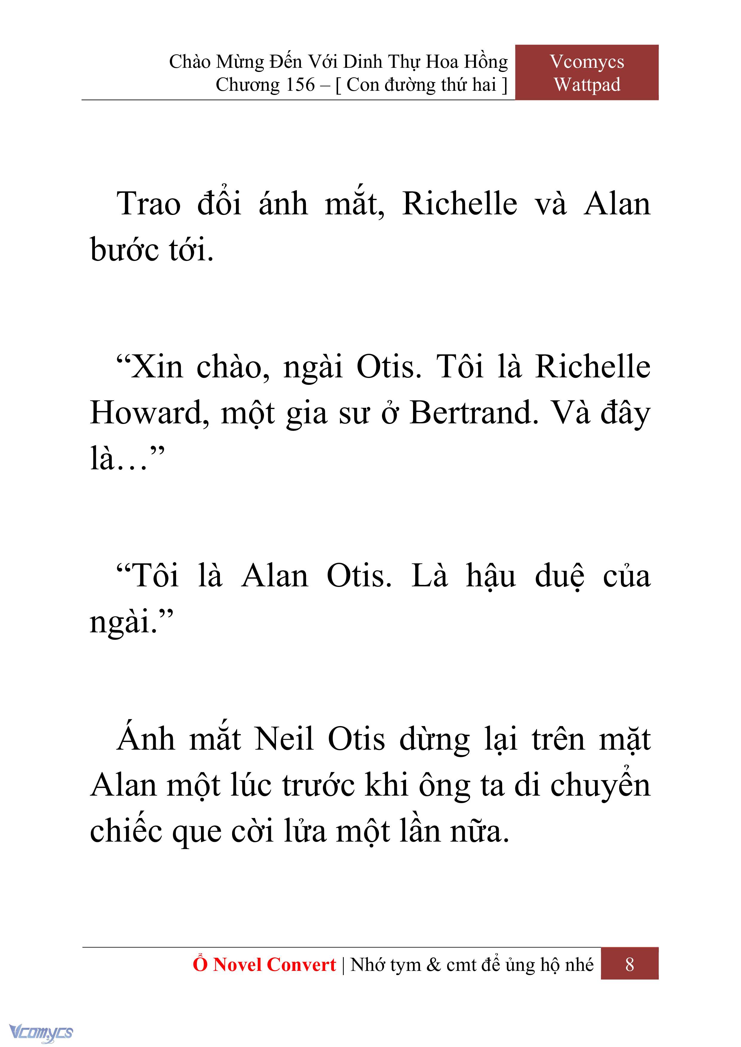 [Novel] Chào Mừng Đến Với Dinh Thự Hoa Hồng Chap 156 - Trang 2
