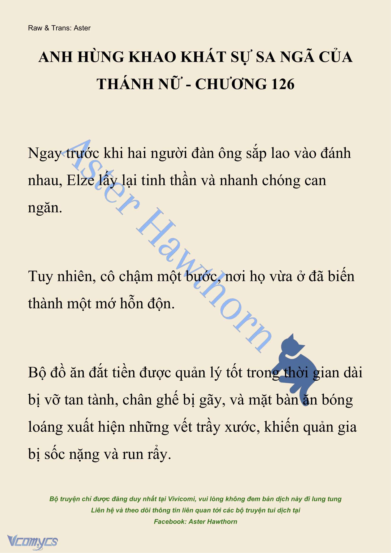 [NOVEL] Anh Hùng Khao Khát Sự Sa Ngã Của Thánh Nữ Chap 126 - Trang 2