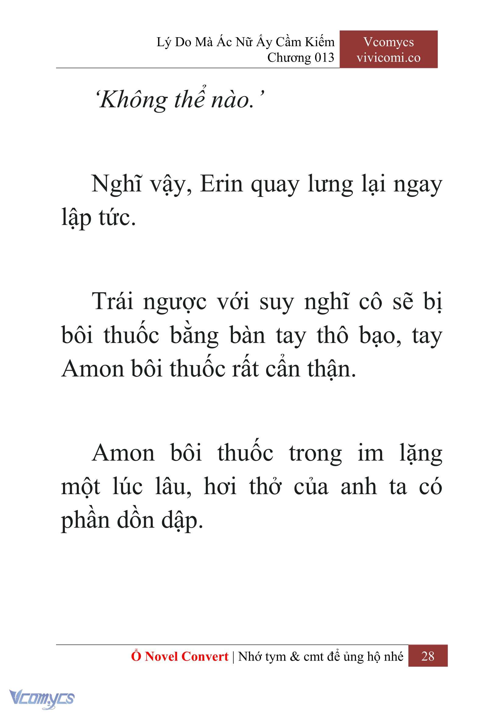 [Novel] Lý Do Mà Ác Nữ Ấy Cầm Kiếm Chap 13 - Trang 2
