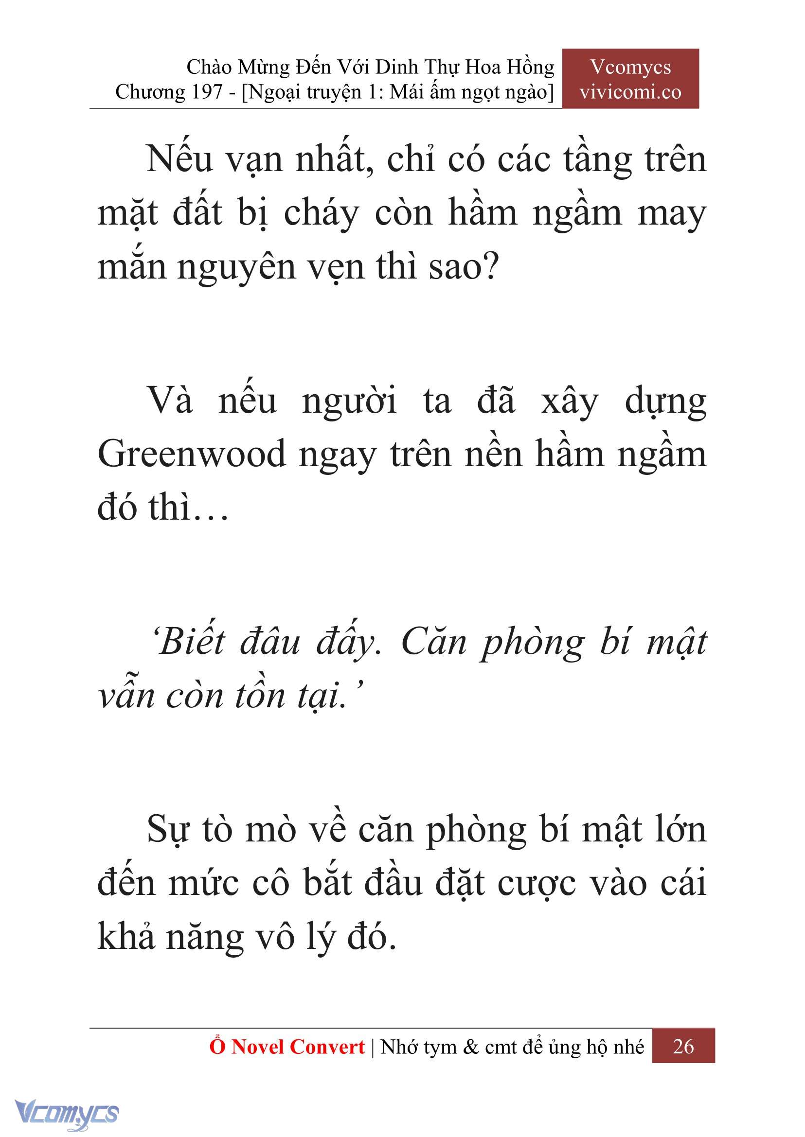 [Novel] Chào Mừng Đến Với Dinh Thự Hoa Hồng Chap 197 - Trang 2