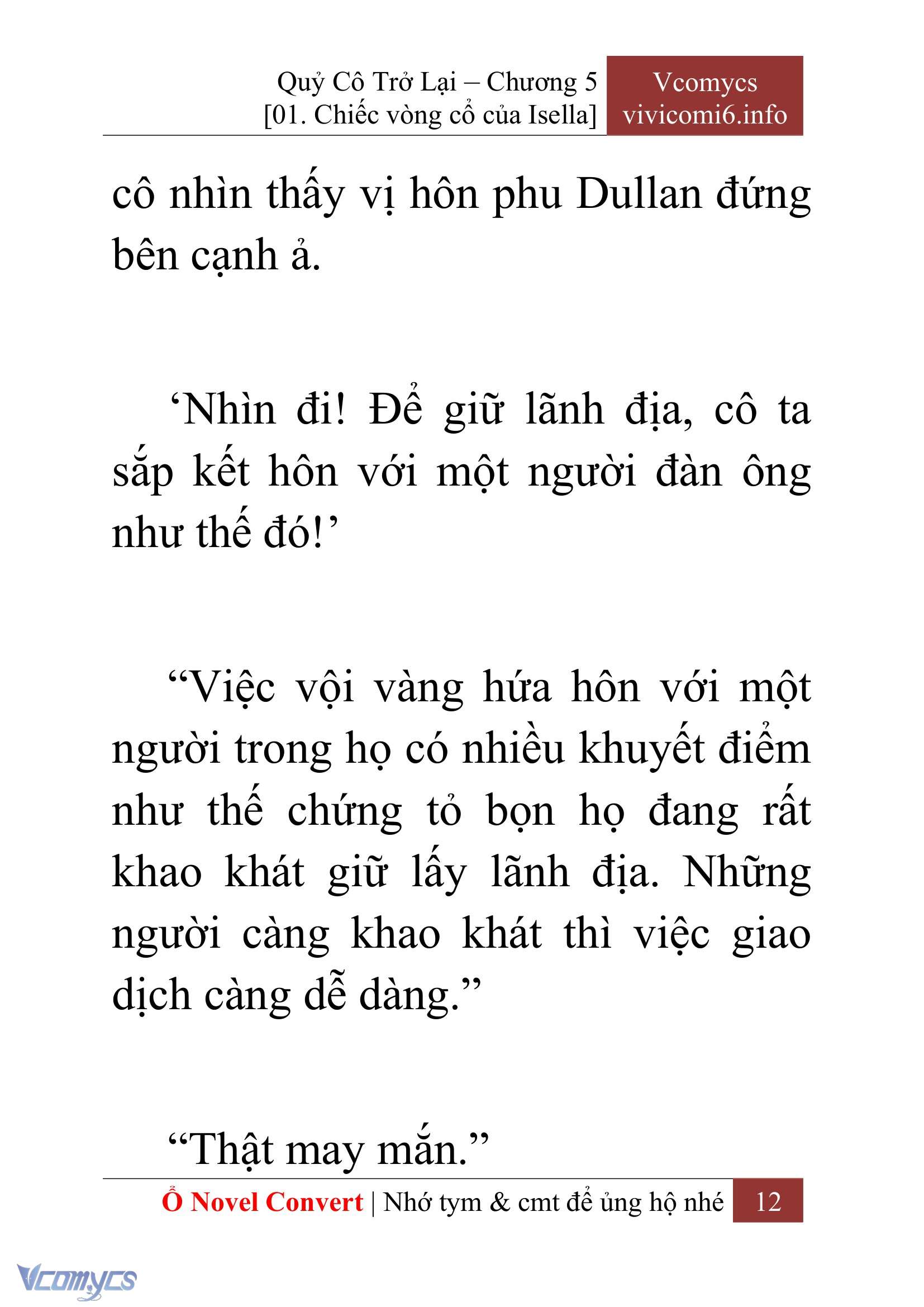 [Novel] Quý Cô Trở Lại Chap 5 - Trang 2