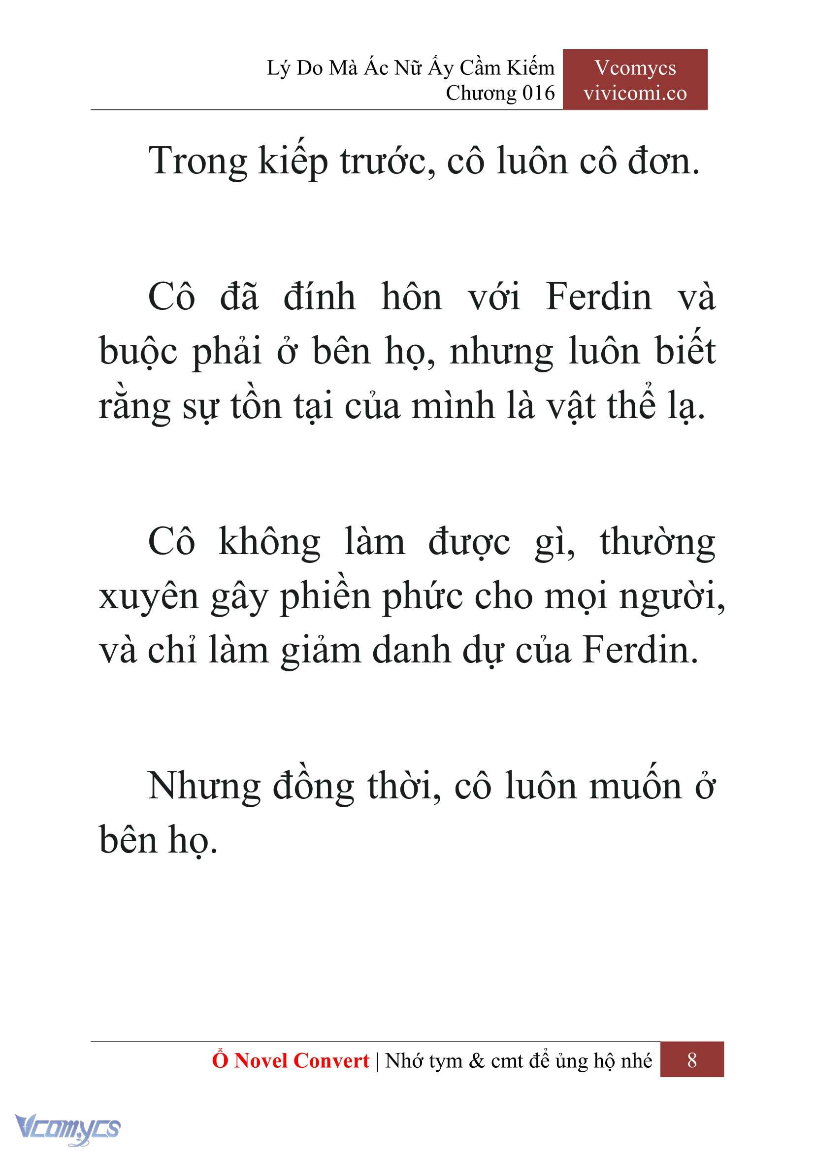 [Novel] Lý Do Mà Ác Nữ Ấy Cầm Kiếm Chap 16 - Trang 2