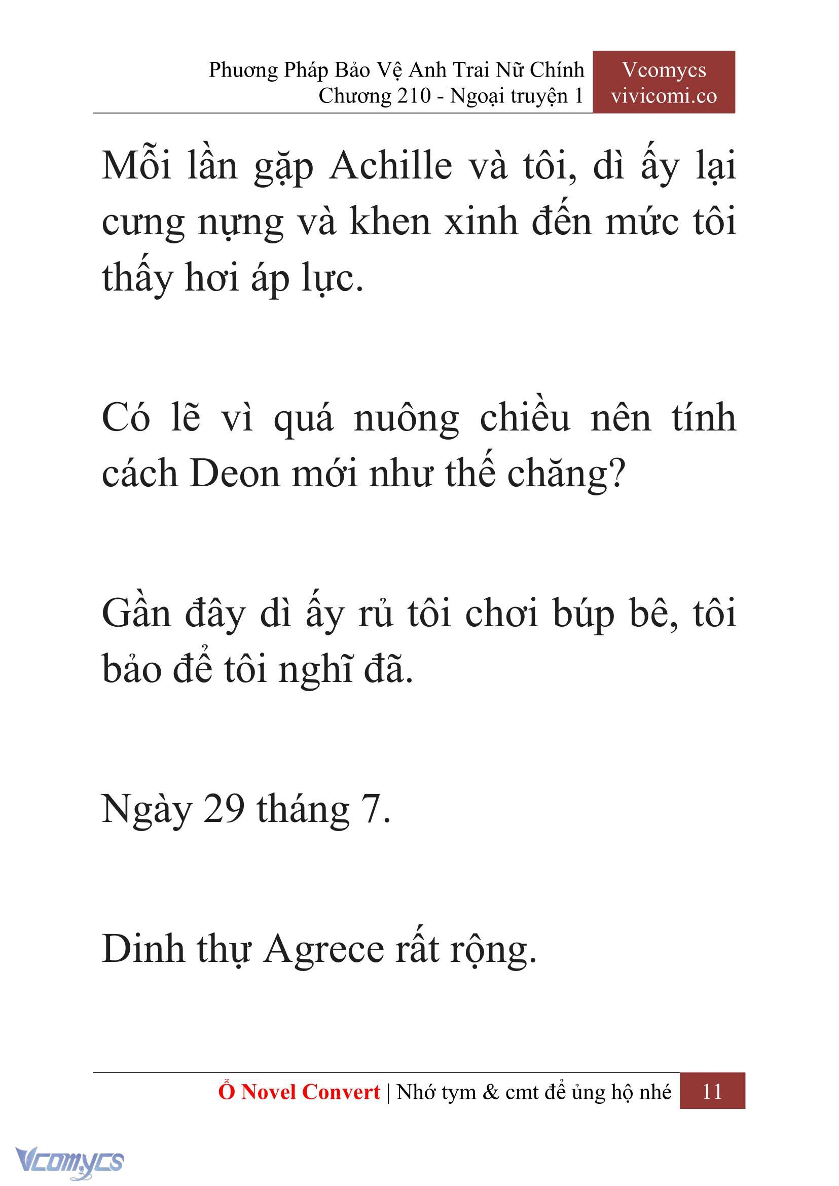[Novel] Phương Pháp Bảo Vệ Anh Trai Nữ Chính Chap 210 - Trang 2