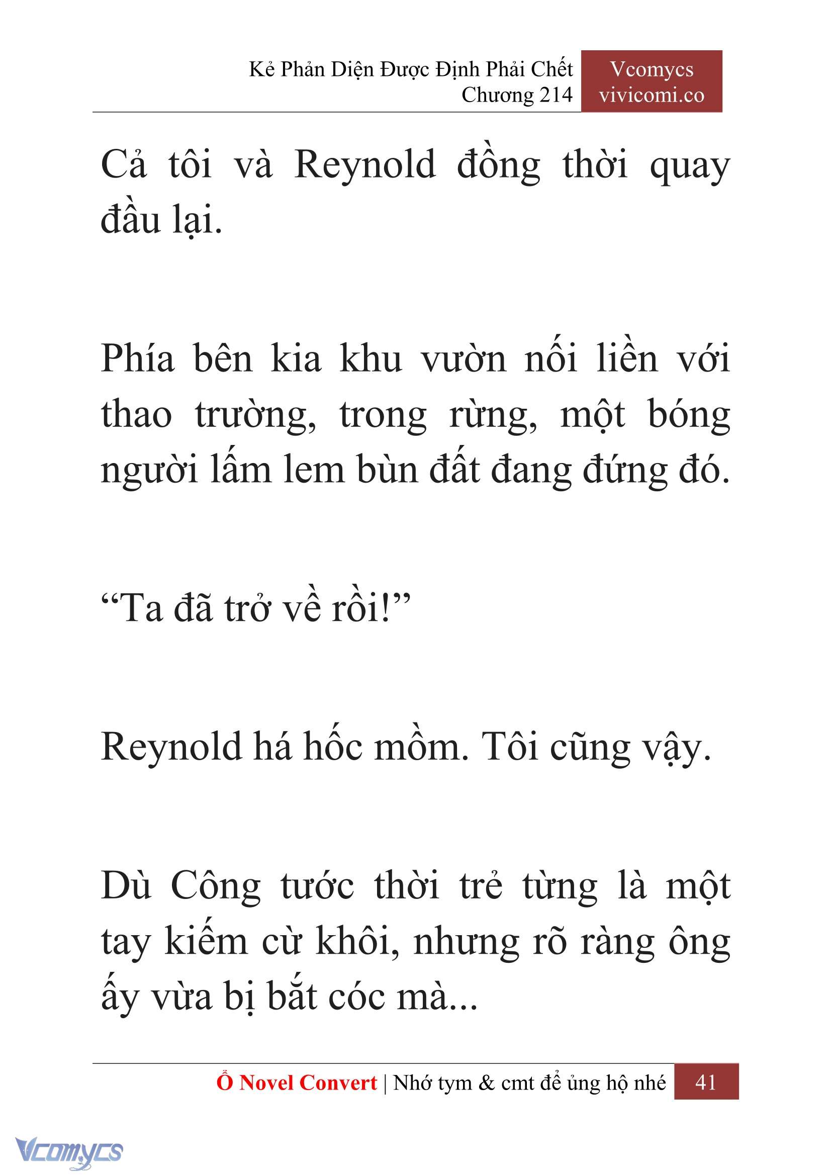 [Novel] Kẻ Phản Diện Được Định Phải Chết Chap 214 - Trang 2
