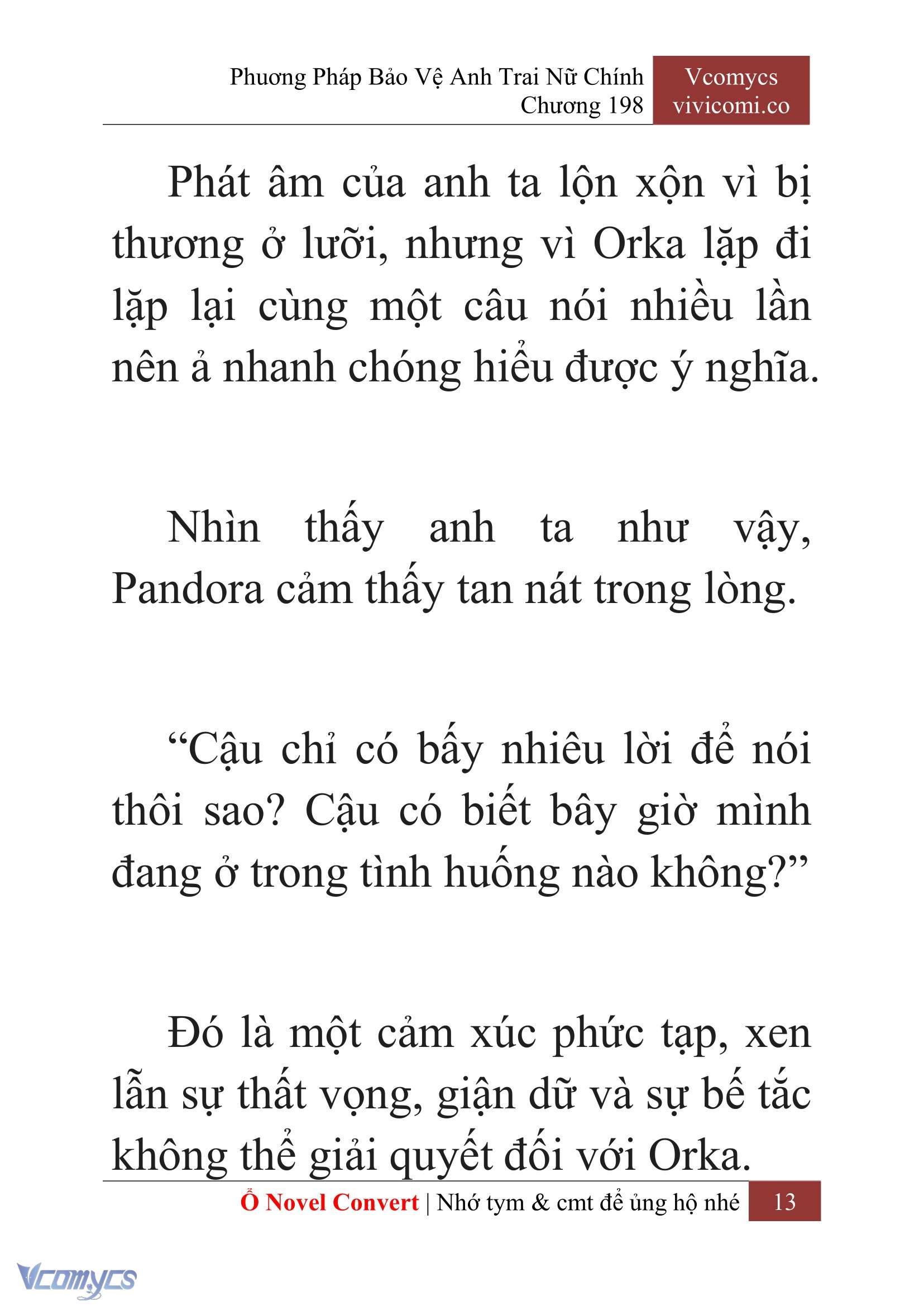 [Novel] Phương Pháp Bảo Vệ Anh Trai Nữ Chính Chap 198 - Trang 2
