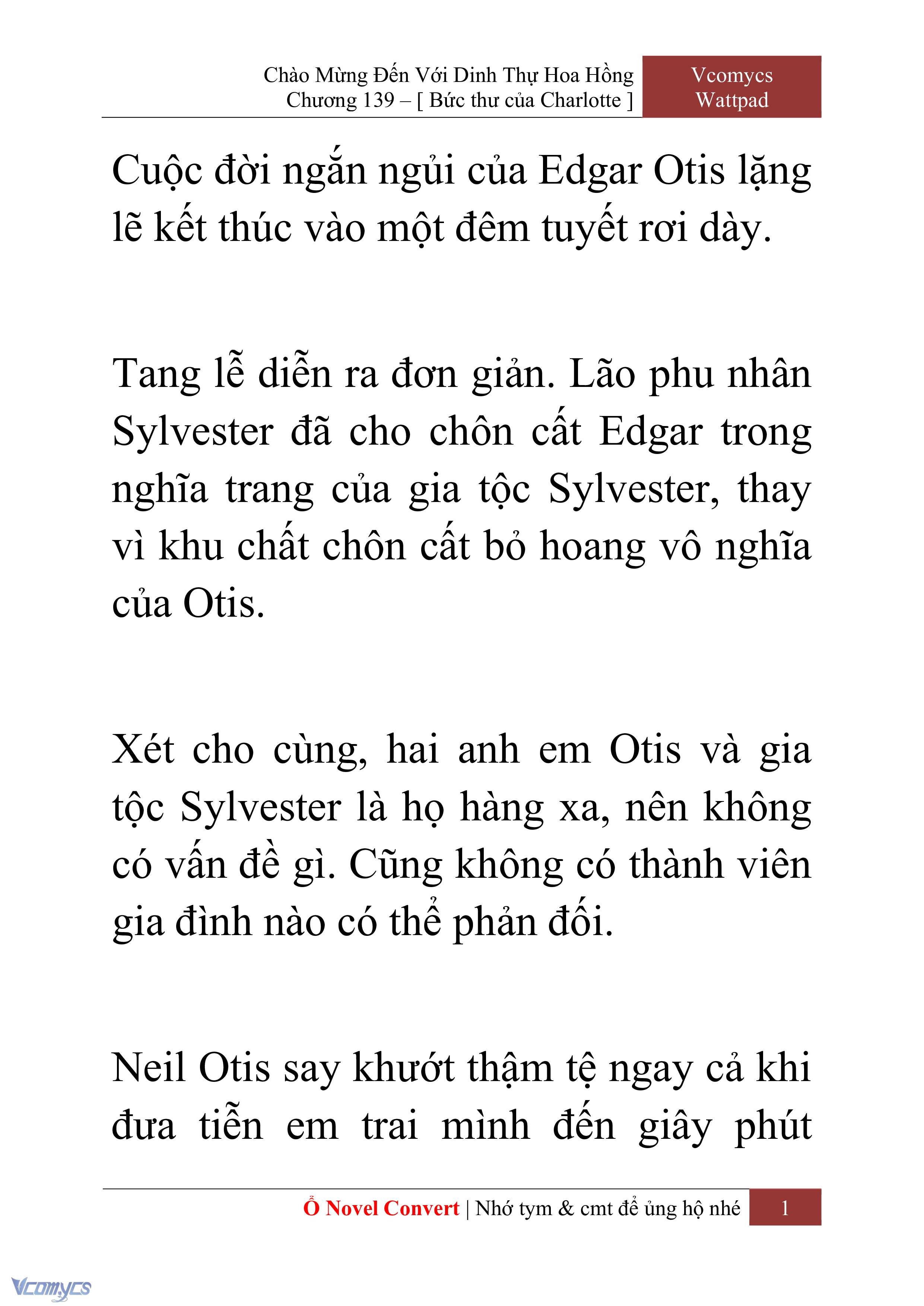 [Novel] Chào Mừng Đến Với Dinh Thự Hoa Hồng Chap 139 - Trang 2