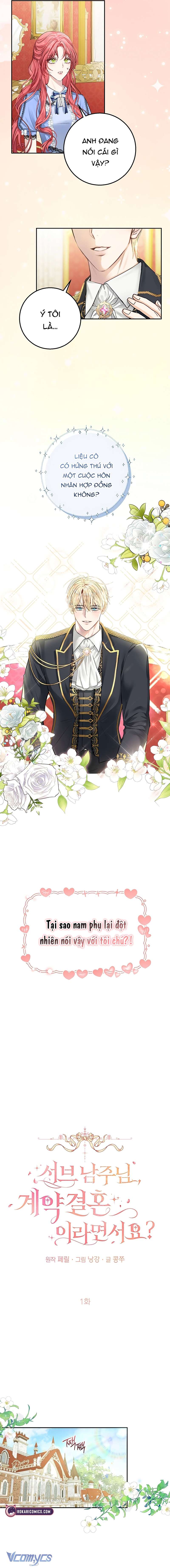 Nam Phụ À, Anh Nói Đó Chỉ Là Hôn Nhân Hợp Đồng Thôi Mà? Chap 1 - Trang 2