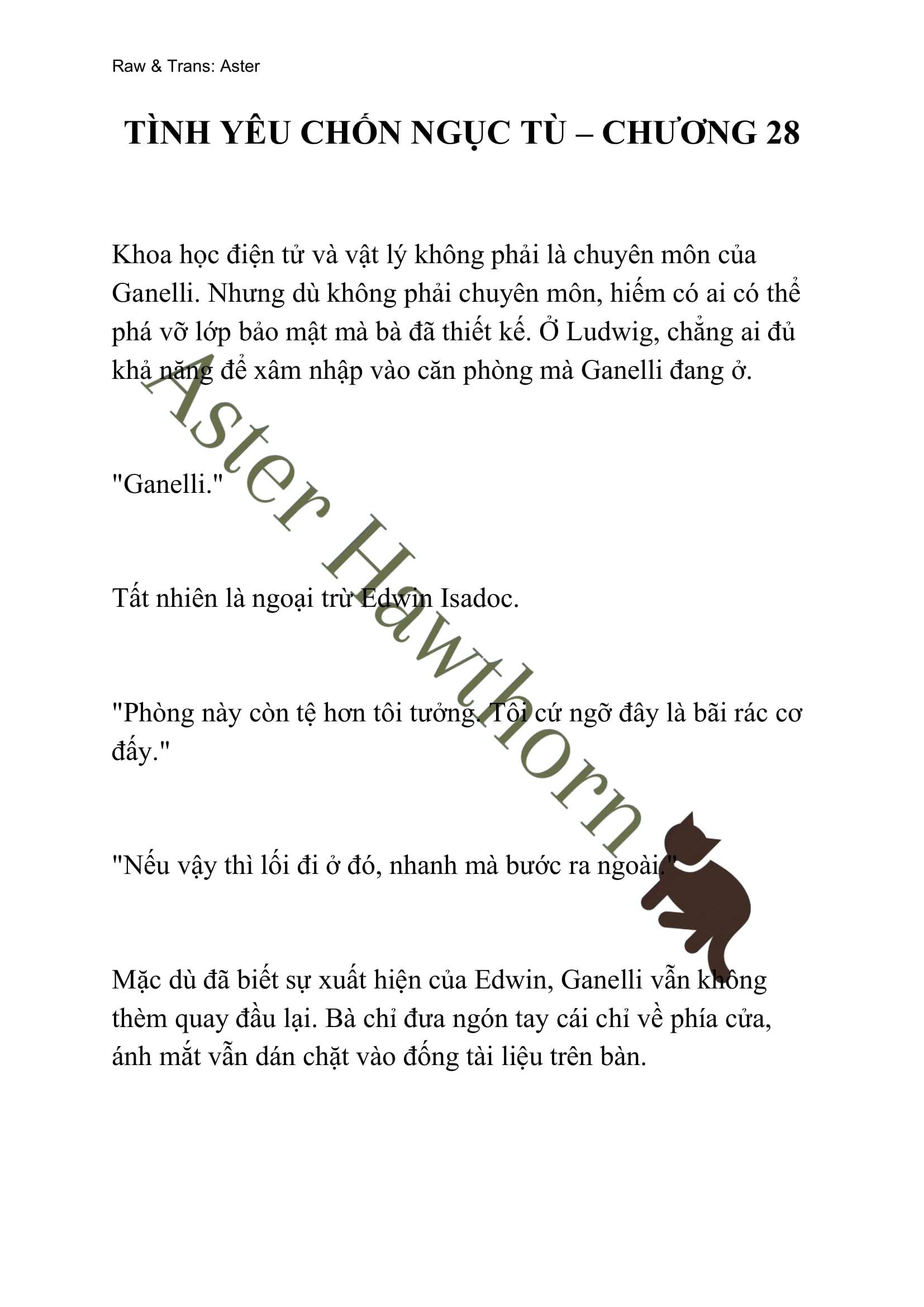 [NOVEL] Tình Yêu Chốn Ngục Tù Chap 28 - Trang 2