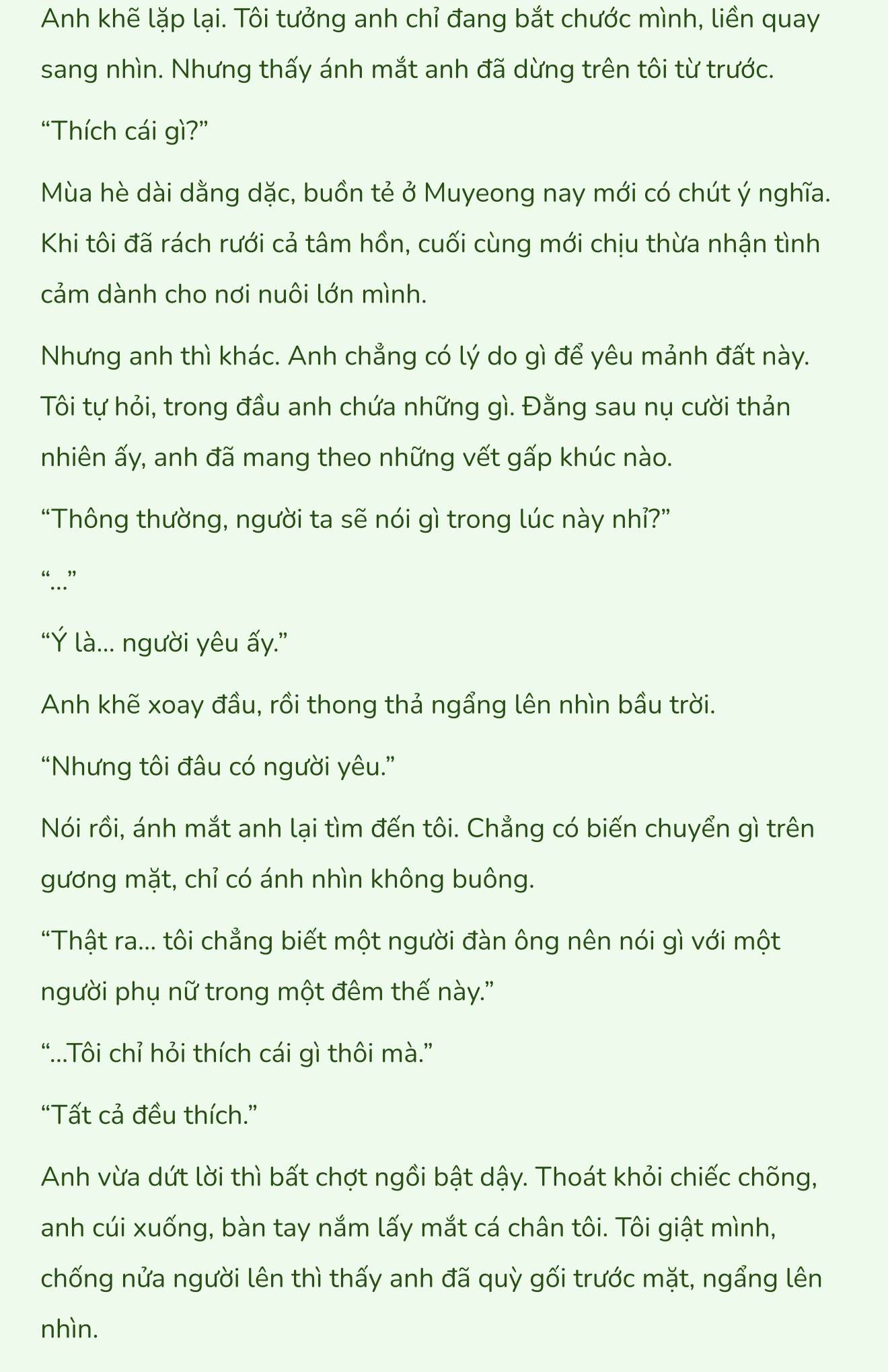 [Novel] Khúc Hát Giữa Mùa Hè Chap 3 - Next Chap 4