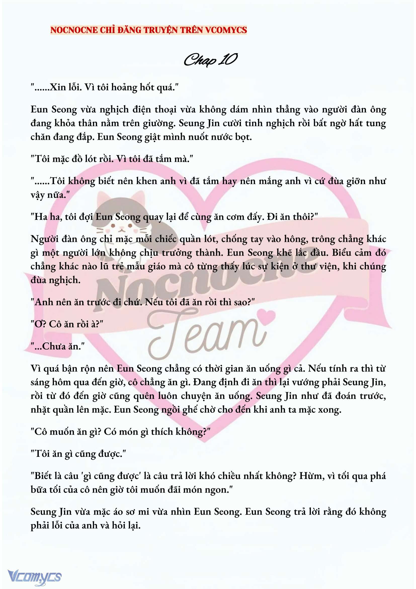 [FULL] [NOVEL] CHÚNG TA KẾT THÚC VÀO MÙA THU Chap 10 - Trang 2