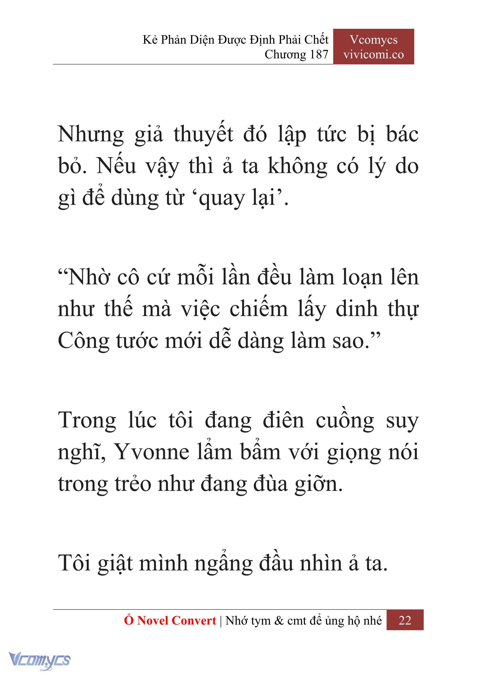 [Novel] Kẻ Phản Diện Được Định Phải Chết Chap 187 - Next Chap 188