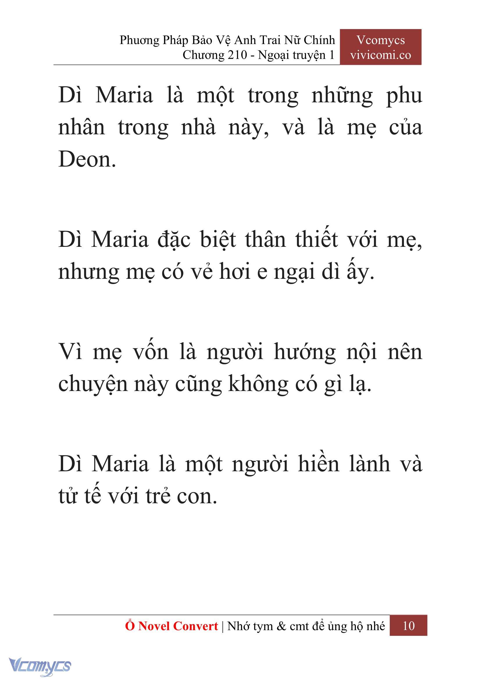 [Novel] Phương Pháp Bảo Vệ Anh Trai Nữ Chính Chap 210 - Trang 2