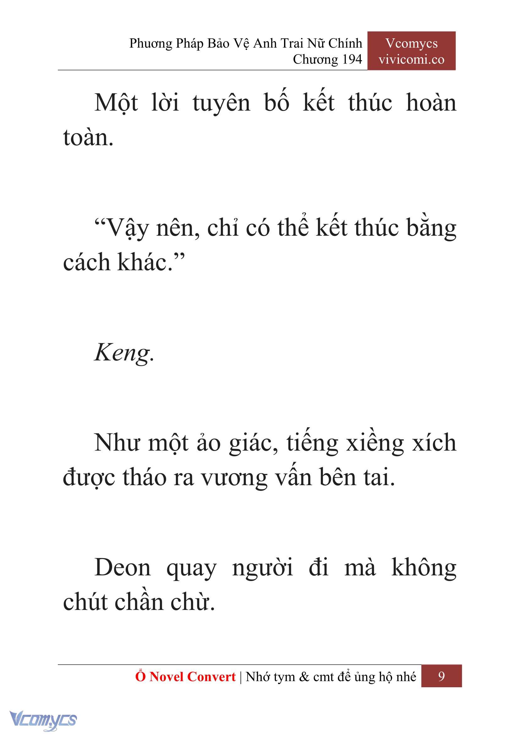 [Novel] Phương Pháp Bảo Vệ Anh Trai Nữ Chính Chap 194 - Trang 2