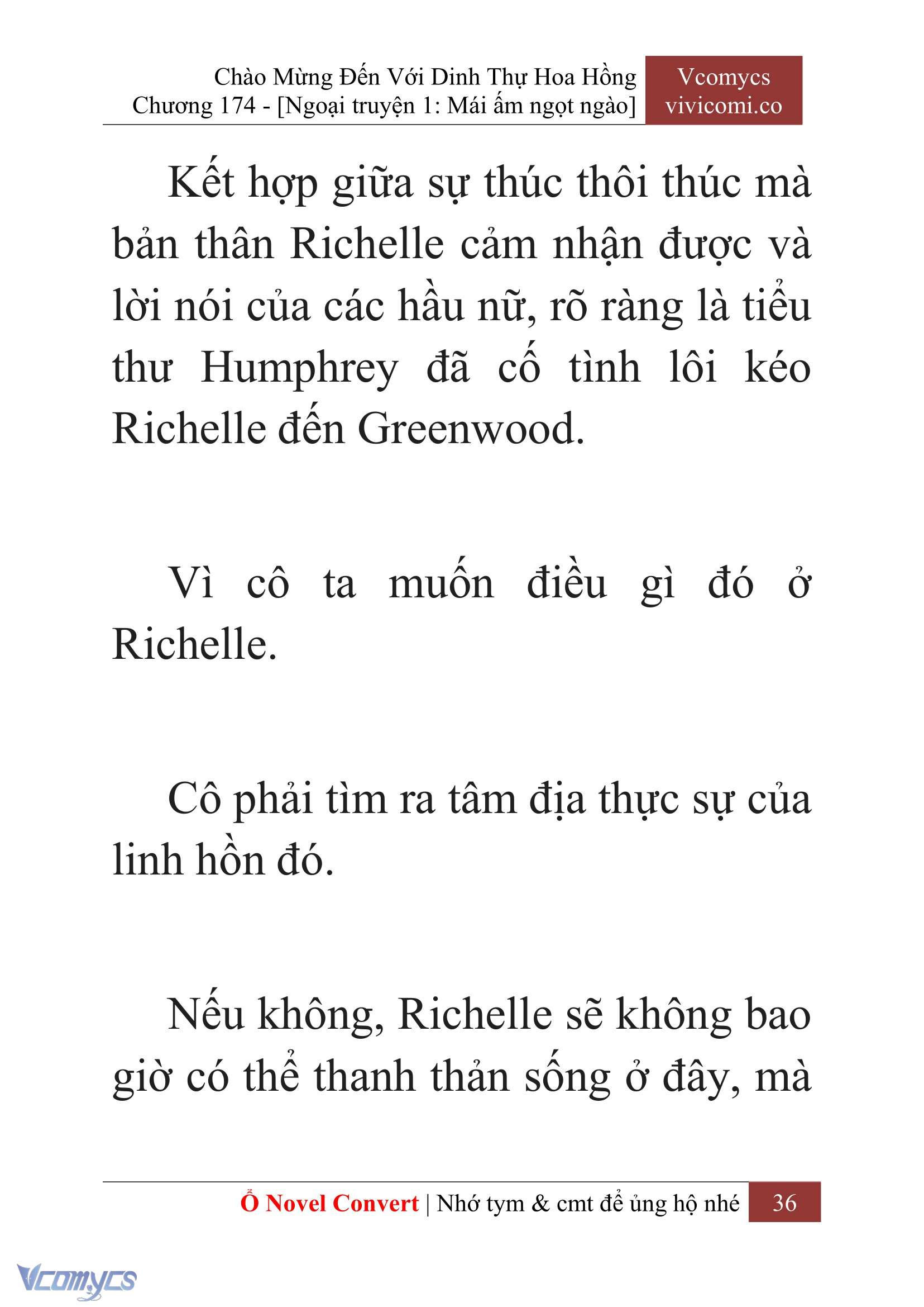 [Novel] Chào Mừng Đến Với Dinh Thự Hoa Hồng Chap 174 - Trang 2