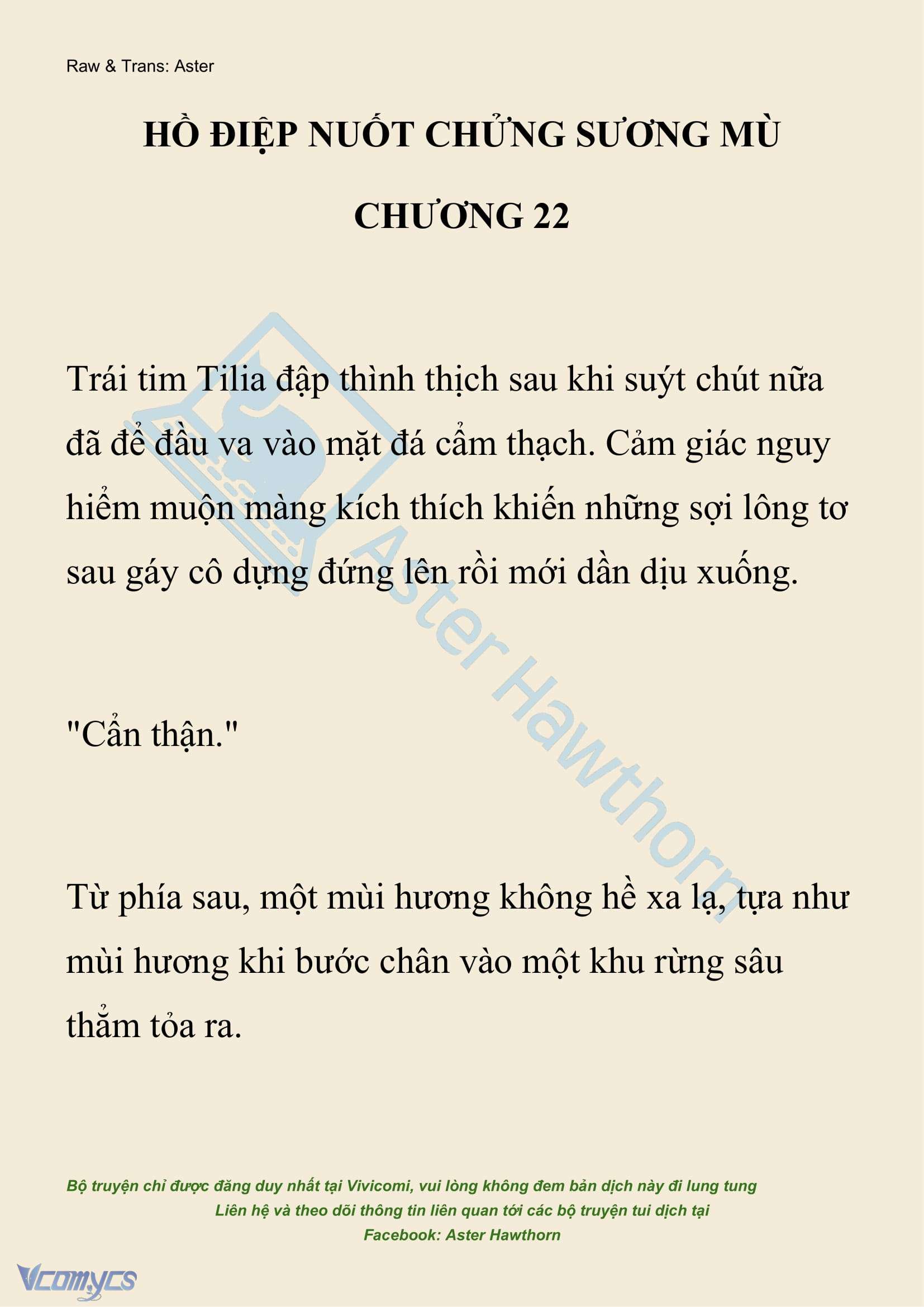 [NOVEL] Hồ Điệp Nuốt Chửng Sương Mù Chap 22 - Trang 2