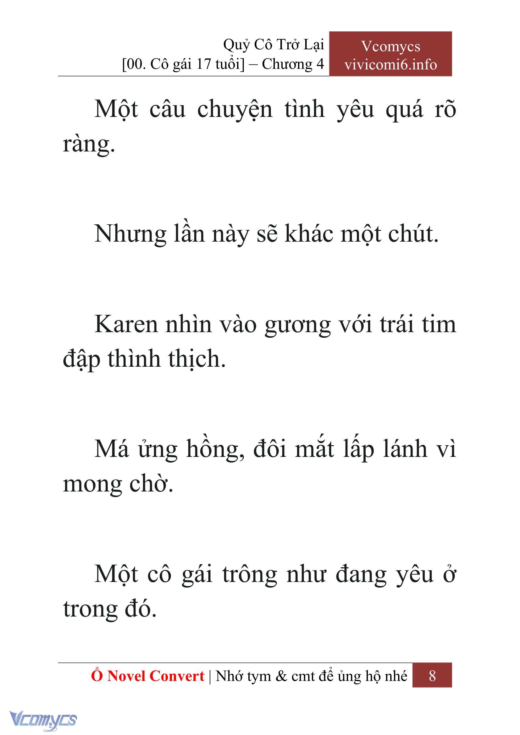 [Novel] Quý Cô Trở Lại Chap 4 - Trang 2