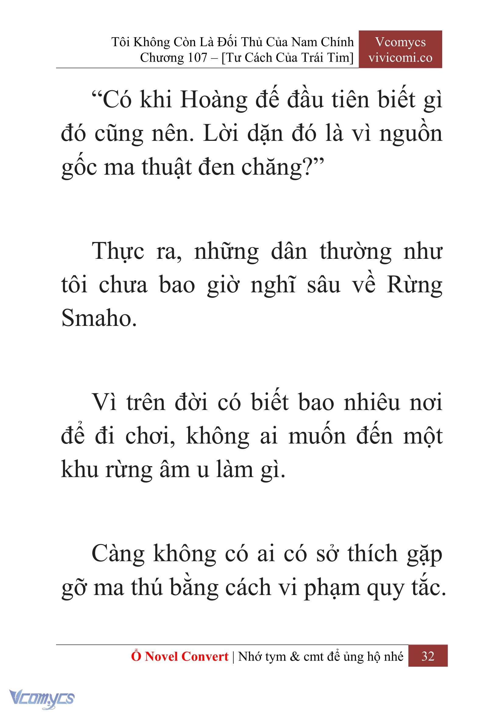 [Novel] Tôi Không Còn Là Đối Thủ Của Nam Chính Chap 107 - Trang 2