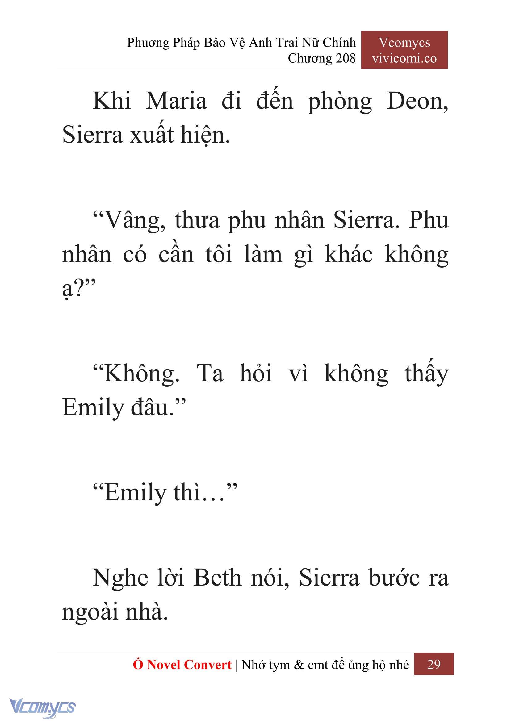 [Novel] Phương Pháp Bảo Vệ Anh Trai Nữ Chính Chap 208 - Trang 2