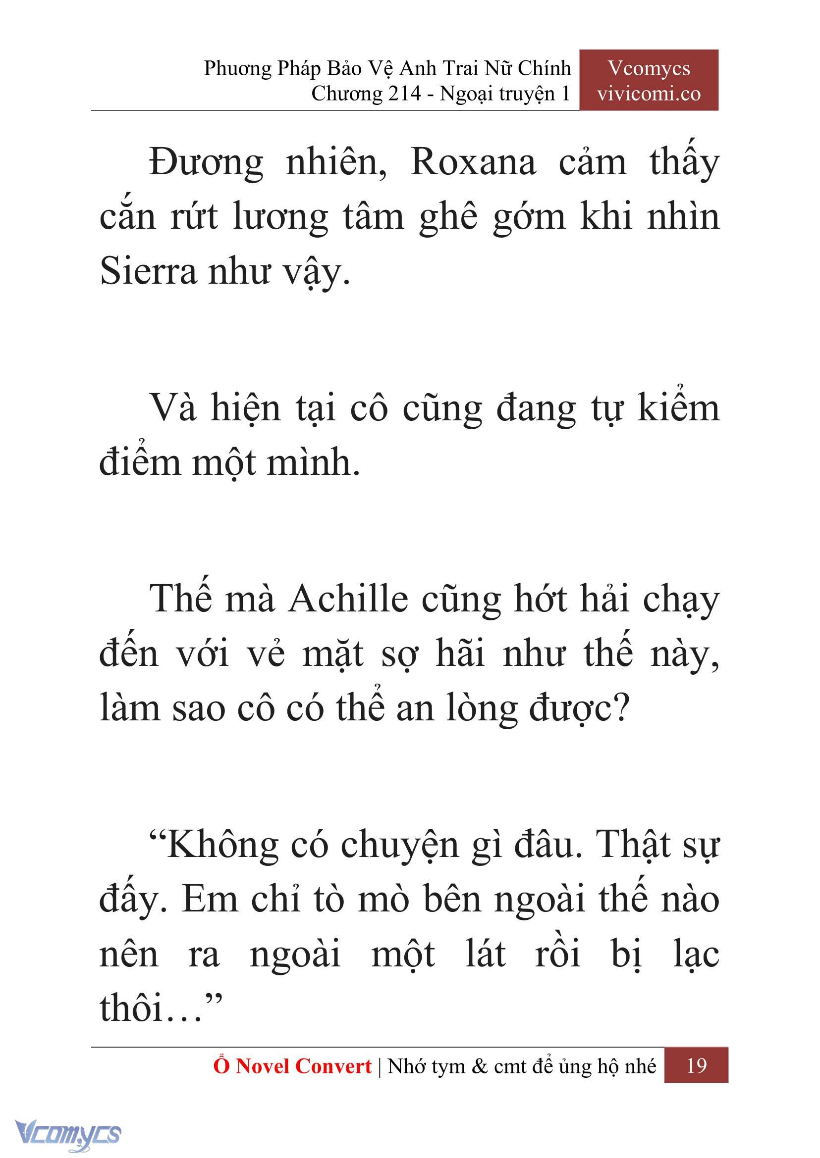 [Novel] Phương Pháp Bảo Vệ Anh Trai Nữ Chính Chap 214 - Trang 2