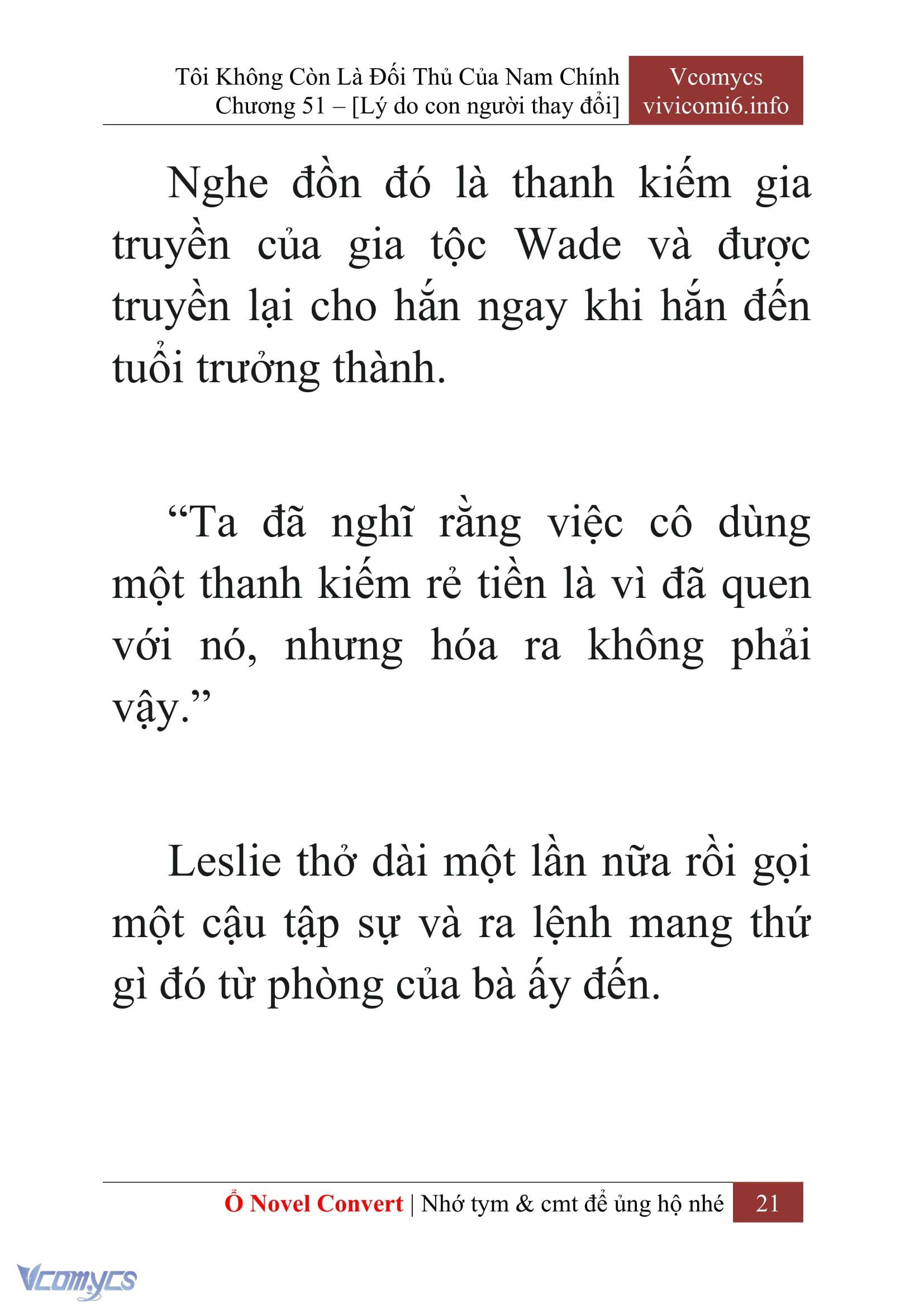 [Novel] Tôi Không Còn Là Đối Thủ Của Nam Chính Chap 51 - Trang 2