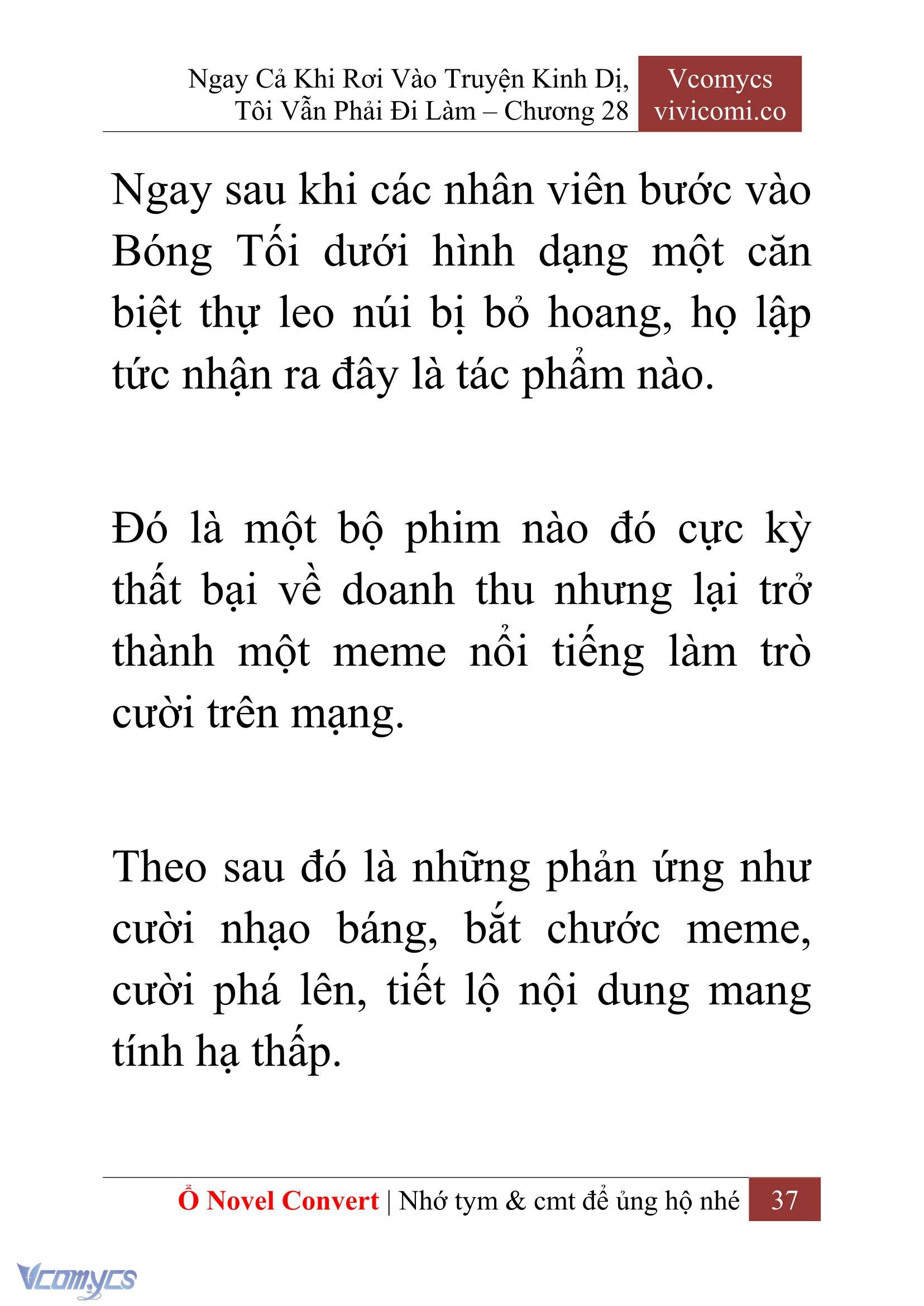 [Novel] Ngay Cả Khi Rơi Vào Truyện Kinh Dị, Tôi Vẫn Phải Đi Làm Chap 28 - Trang 2
