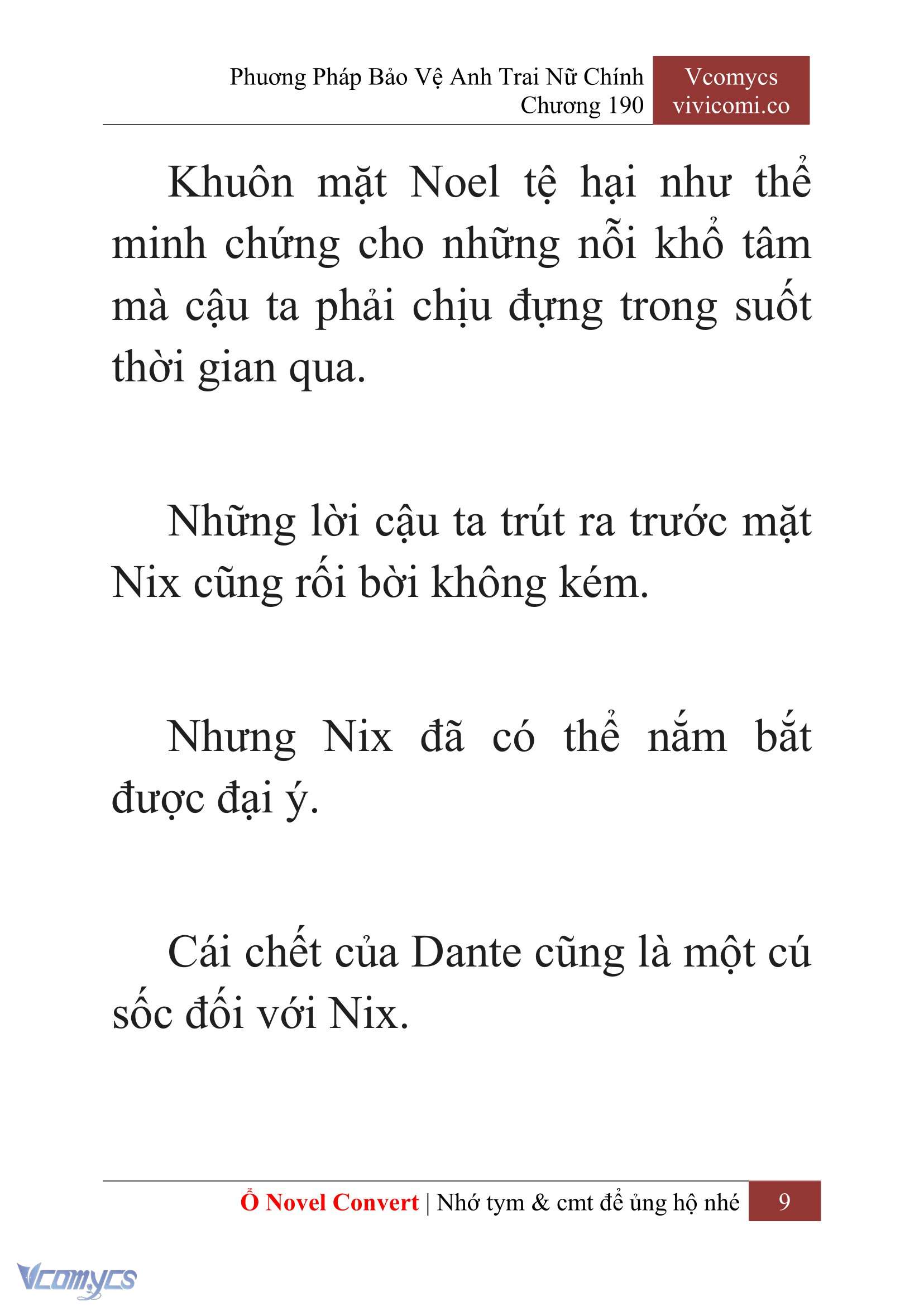[Novel] Phương Pháp Bảo Vệ Anh Trai Nữ Chính Chap 190 - Trang 2