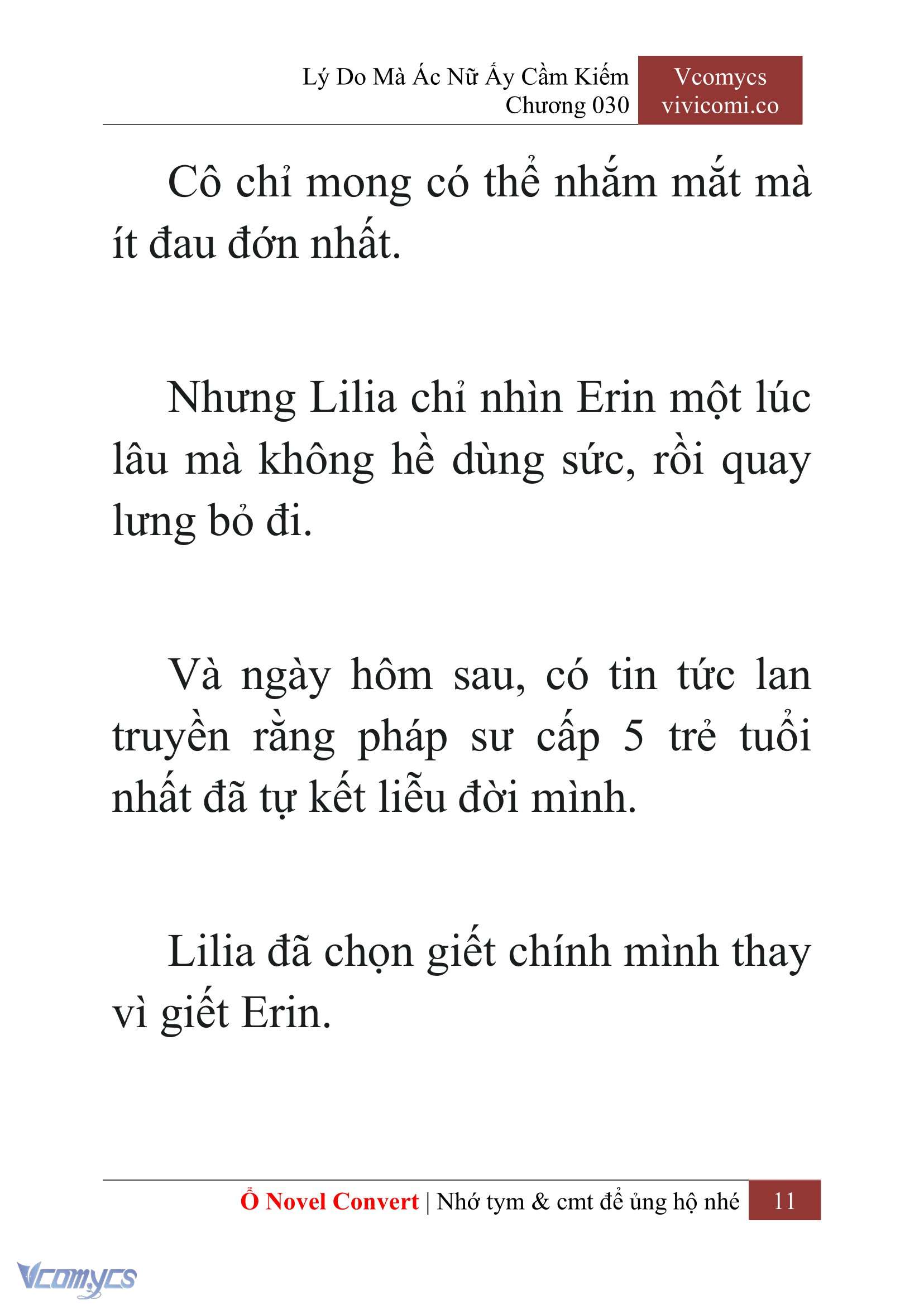 [Novel] Lý Do Mà Ác Nữ Ấy Cầm Kiếm Chap 30 - Trang 2