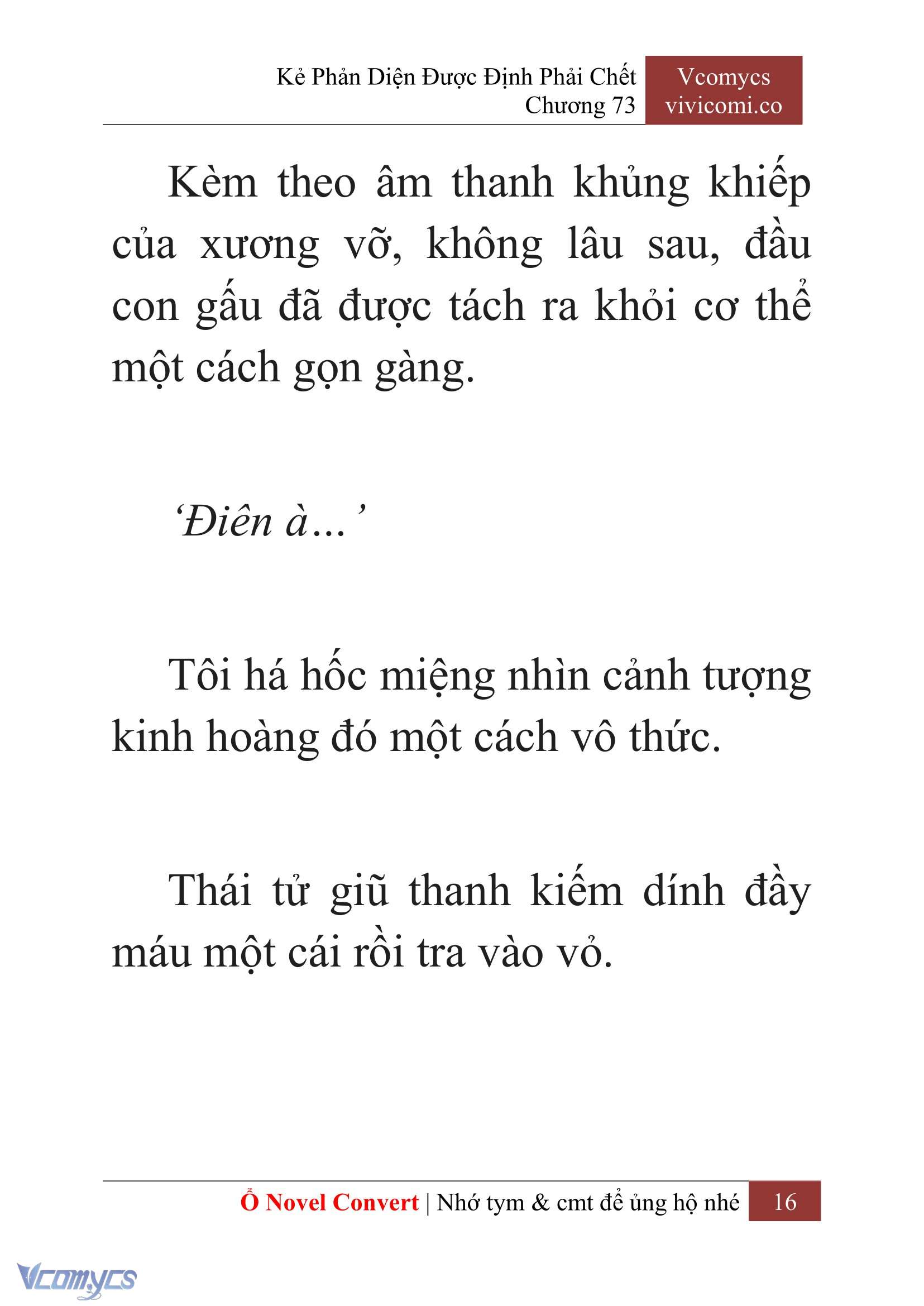 [Novel] Kẻ Phản Diện Được Định Phải Chết Chap 73 - Trang 2