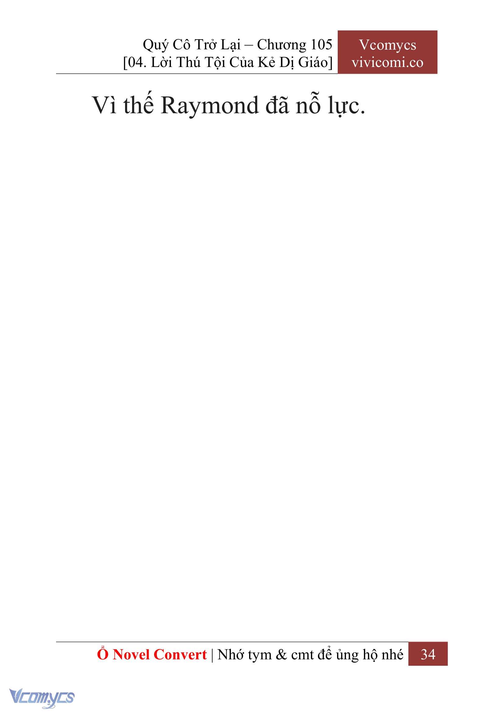 [Novel] Quý Cô Trở Lại Chap 105 - Trang 2