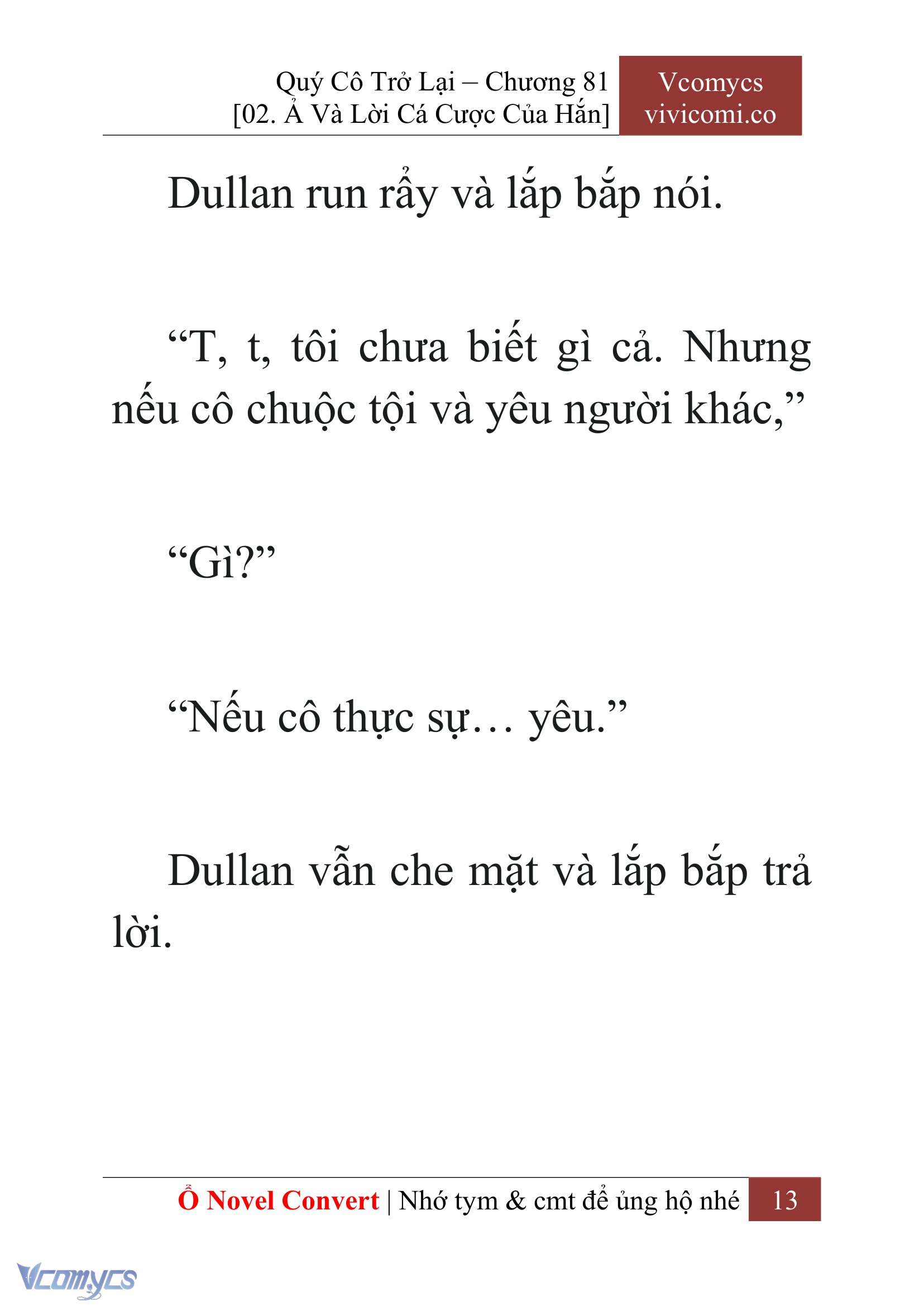 [Novel] Quý Cô Trở Lại Chap 81 - Trang 2
