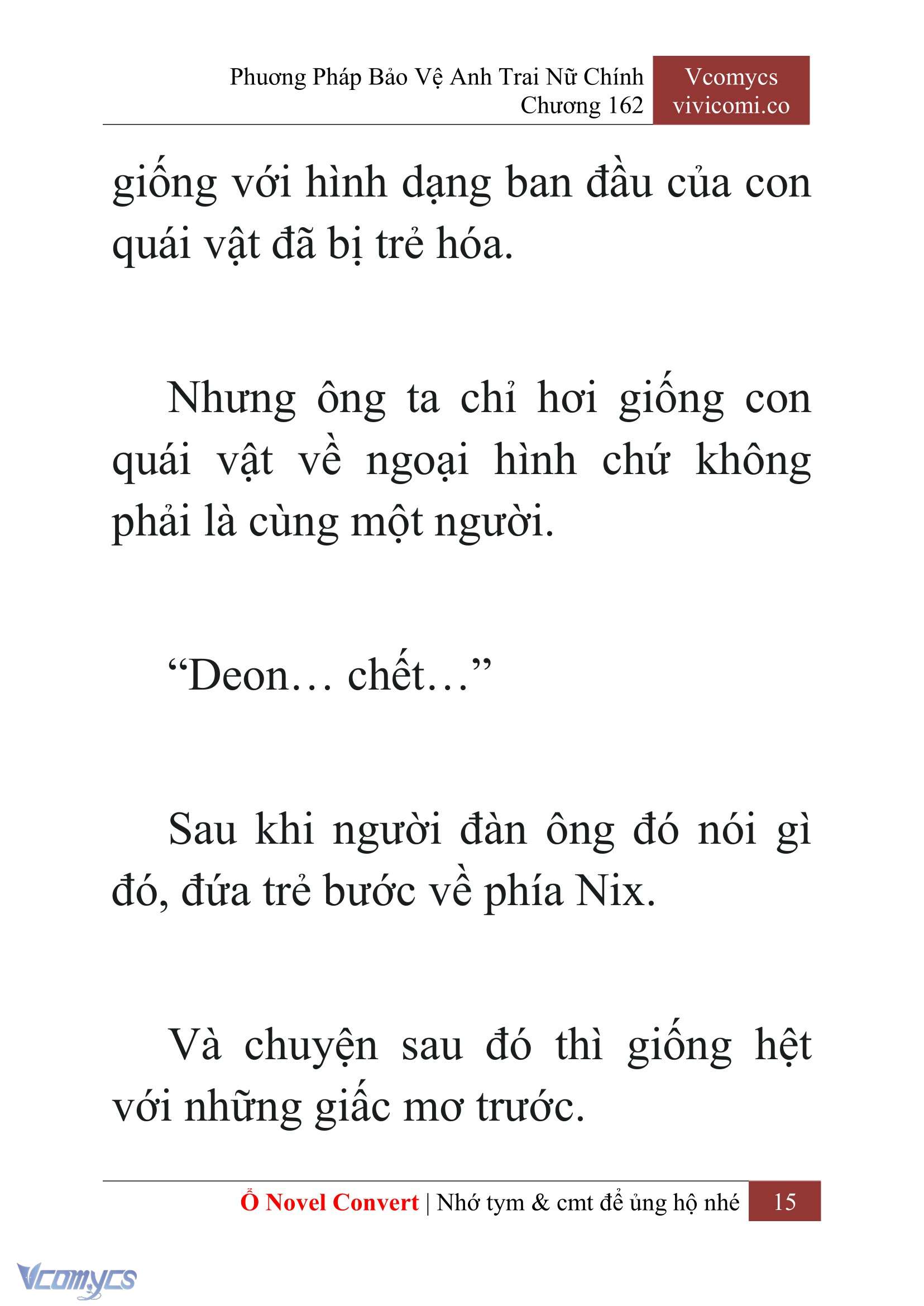 [Novel] Phương Pháp Bảo Vệ Anh Trai Nữ Chính Chap 162 - Trang 2