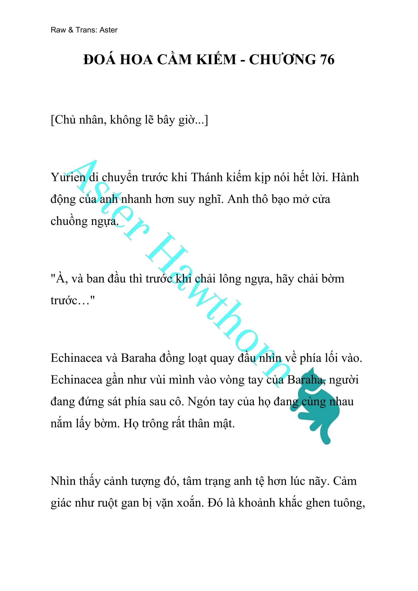 [NOVEL] Đóa Hoa Cầm Kiếm Chap 76 - Next Chap 77