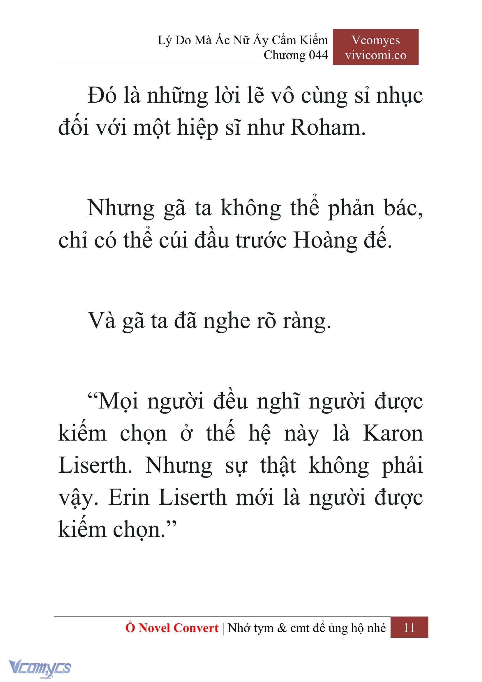 [Novel] Lý Do Mà Ác Nữ Ấy Cầm Kiếm Chap 44 - Trang 2