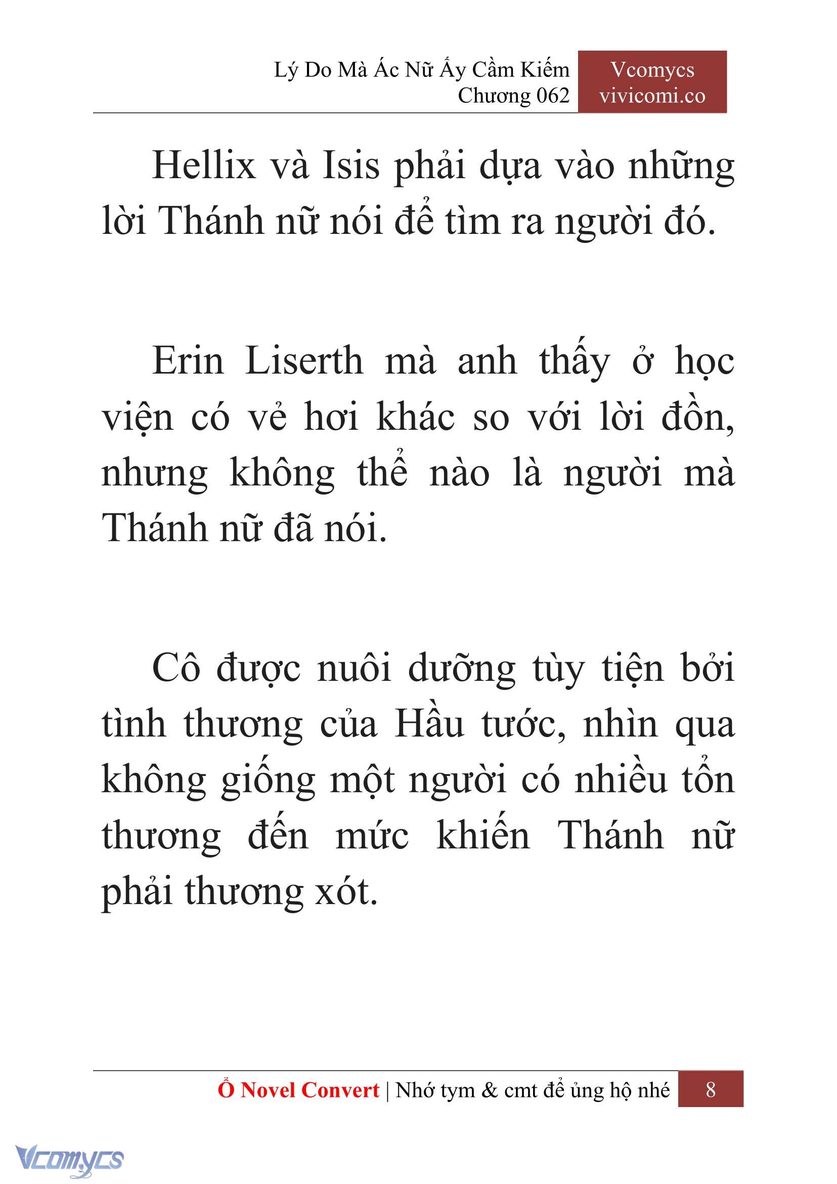[Novel] Lý Do Mà Ác Nữ Ấy Cầm Kiếm Chap 62 - Trang 2