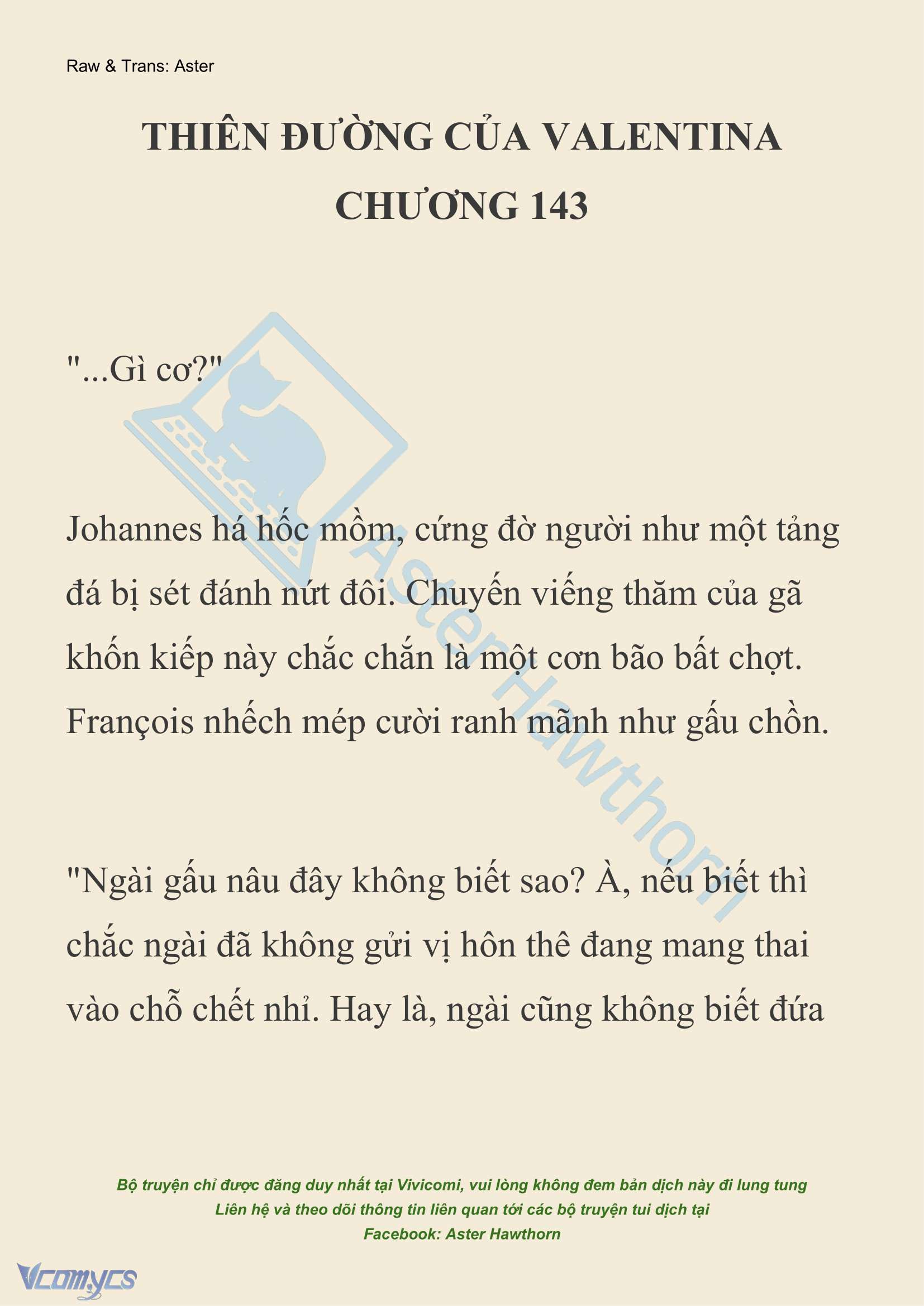 [NOVEL] Thiên Đường Của Valentina Chap 143 - Trang 2