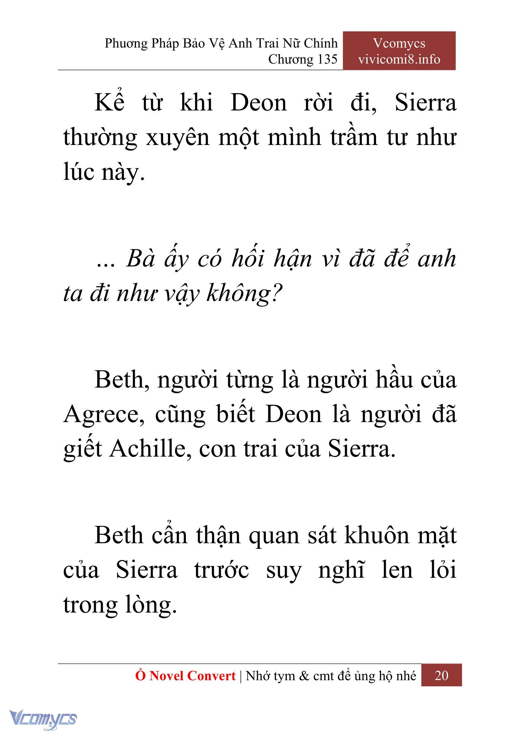 [Novel] Phương Pháp Bảo Vệ Anh Trai Nữ Chính Chap 135 - Trang 2