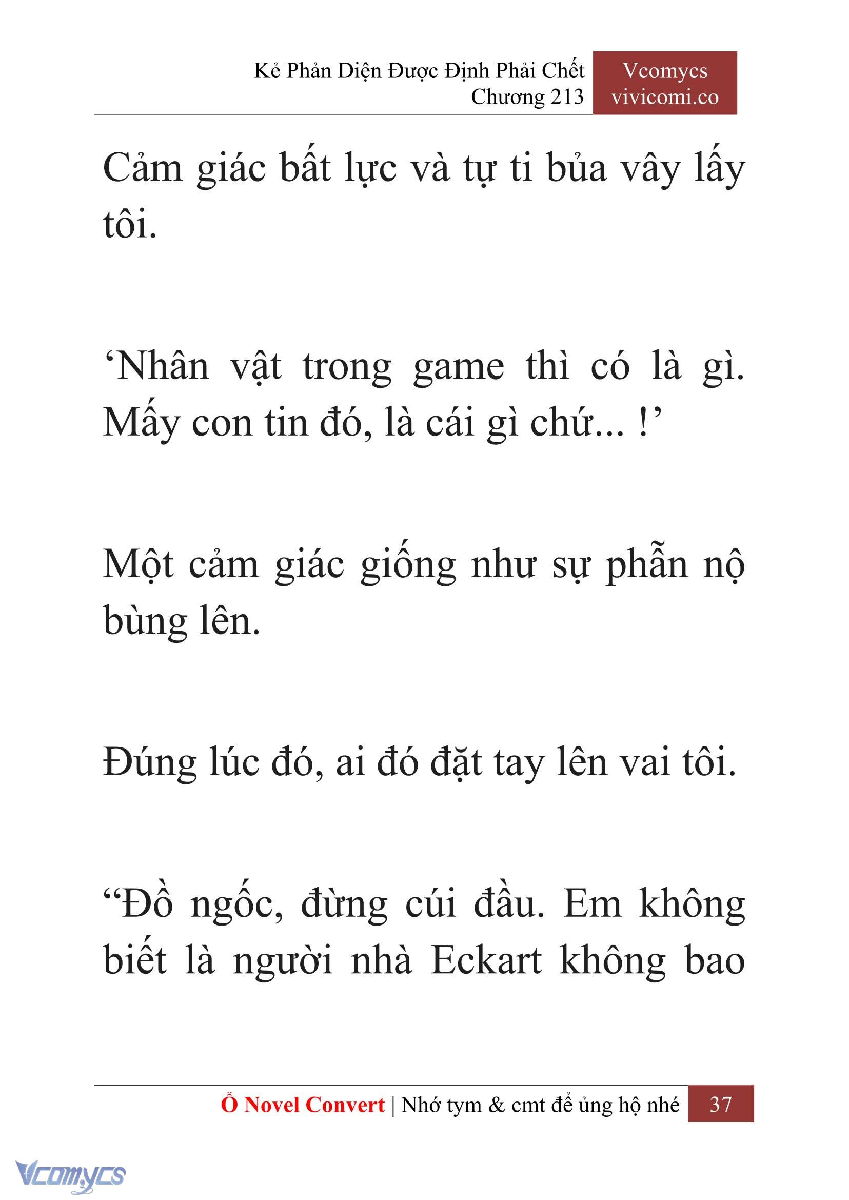 [Novel] Kẻ Phản Diện Được Định Phải Chết Chap 213 - Trang 2
